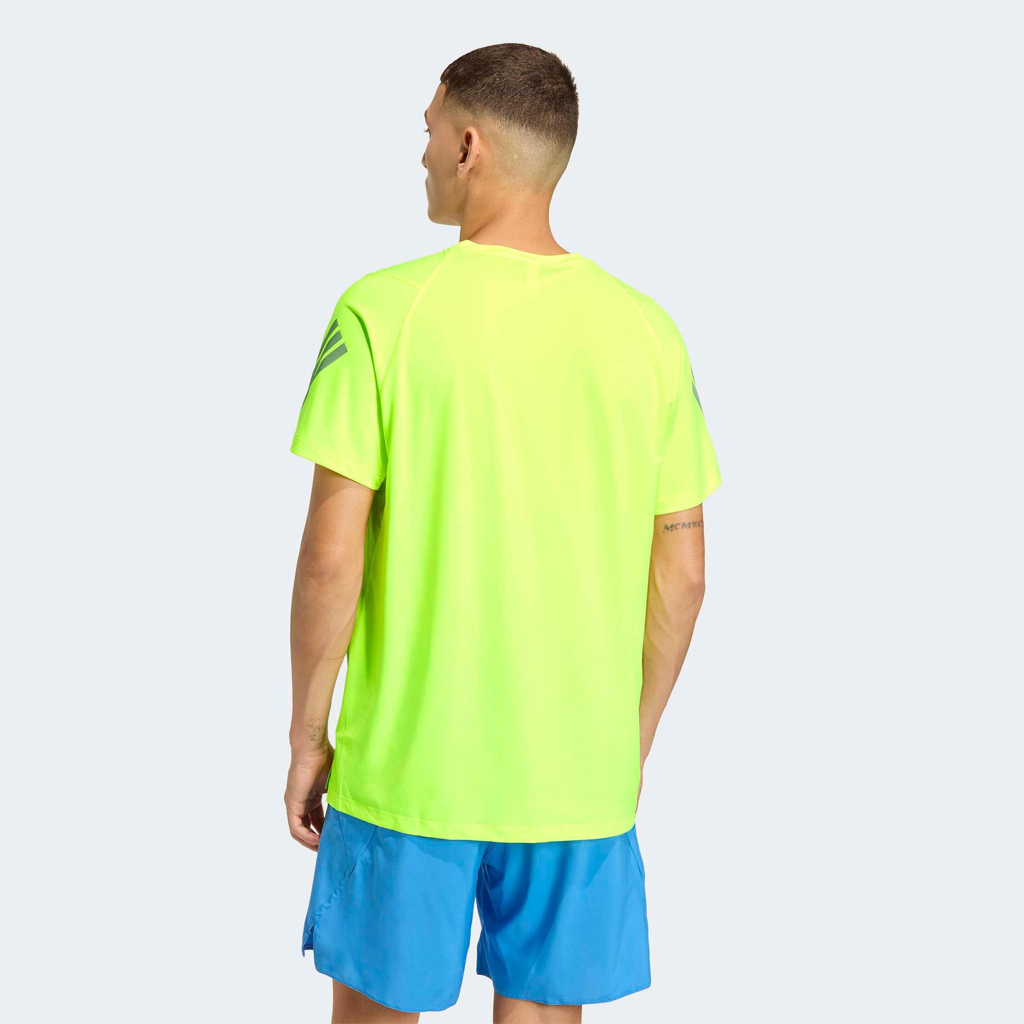 adidas Adi365 Climacool Erkek Sarı Koşu T-Shirt