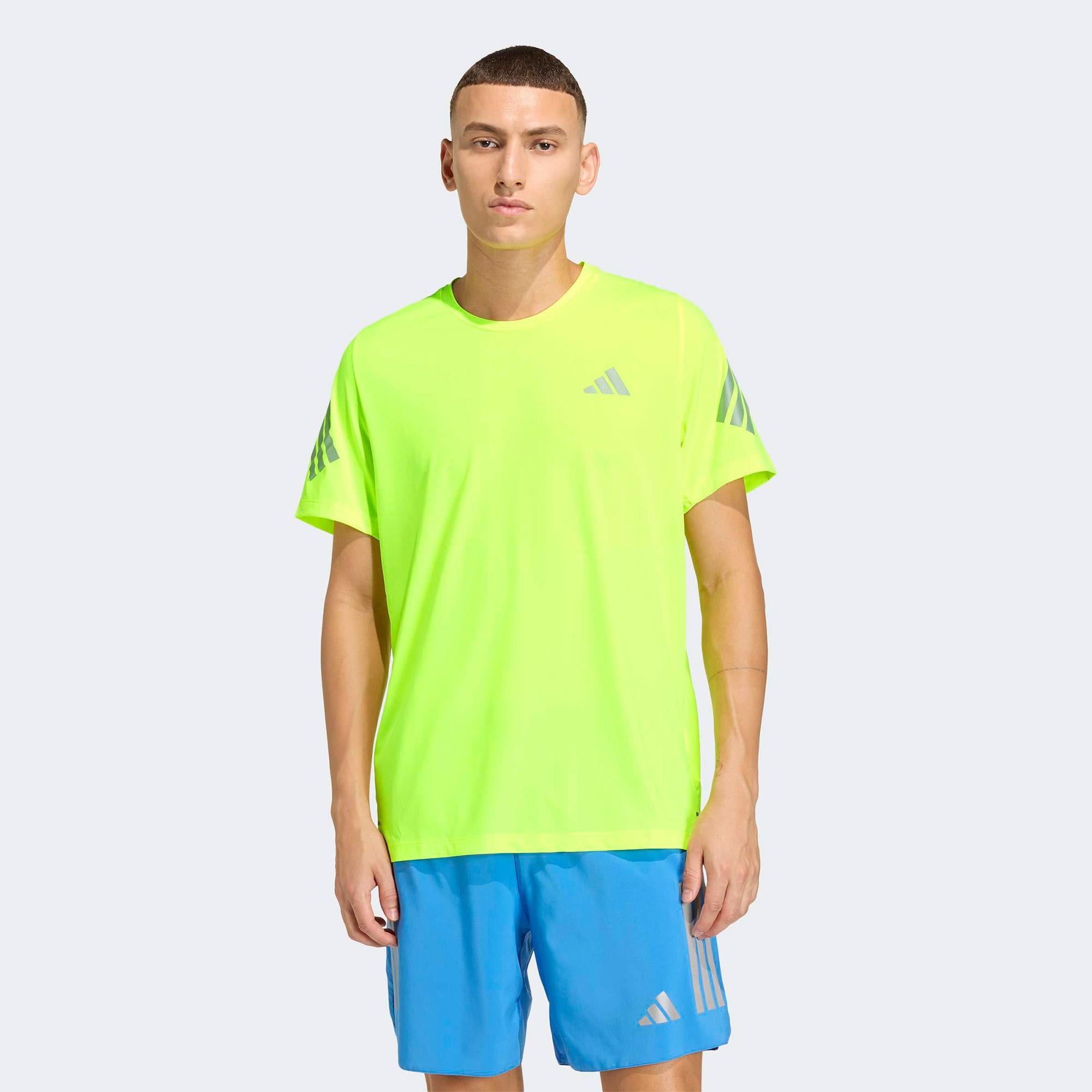adidas Adi365 Climacool Erkek Sarı Koşu T-Shirt