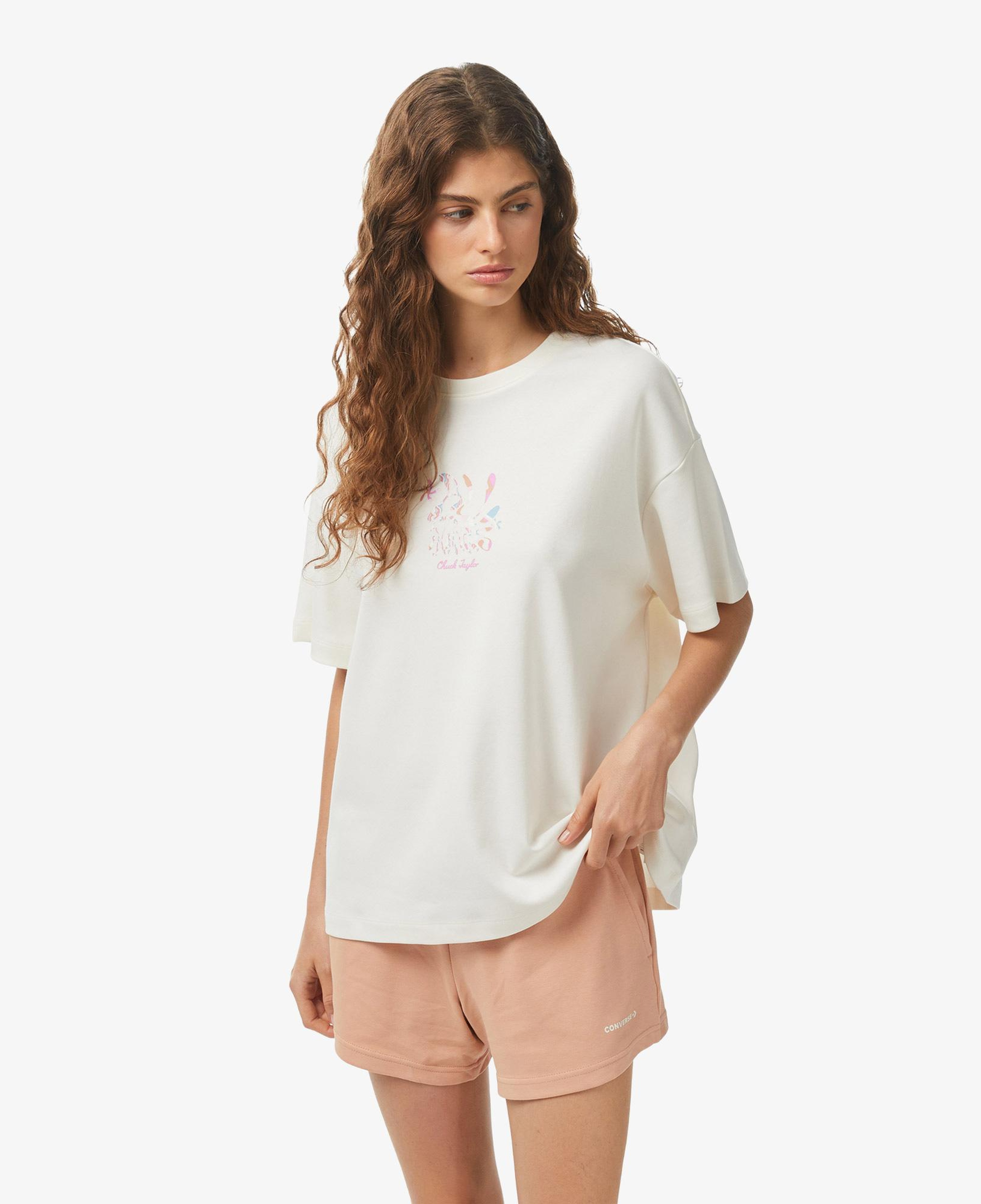 Converse Kadın Krem T-Shirt