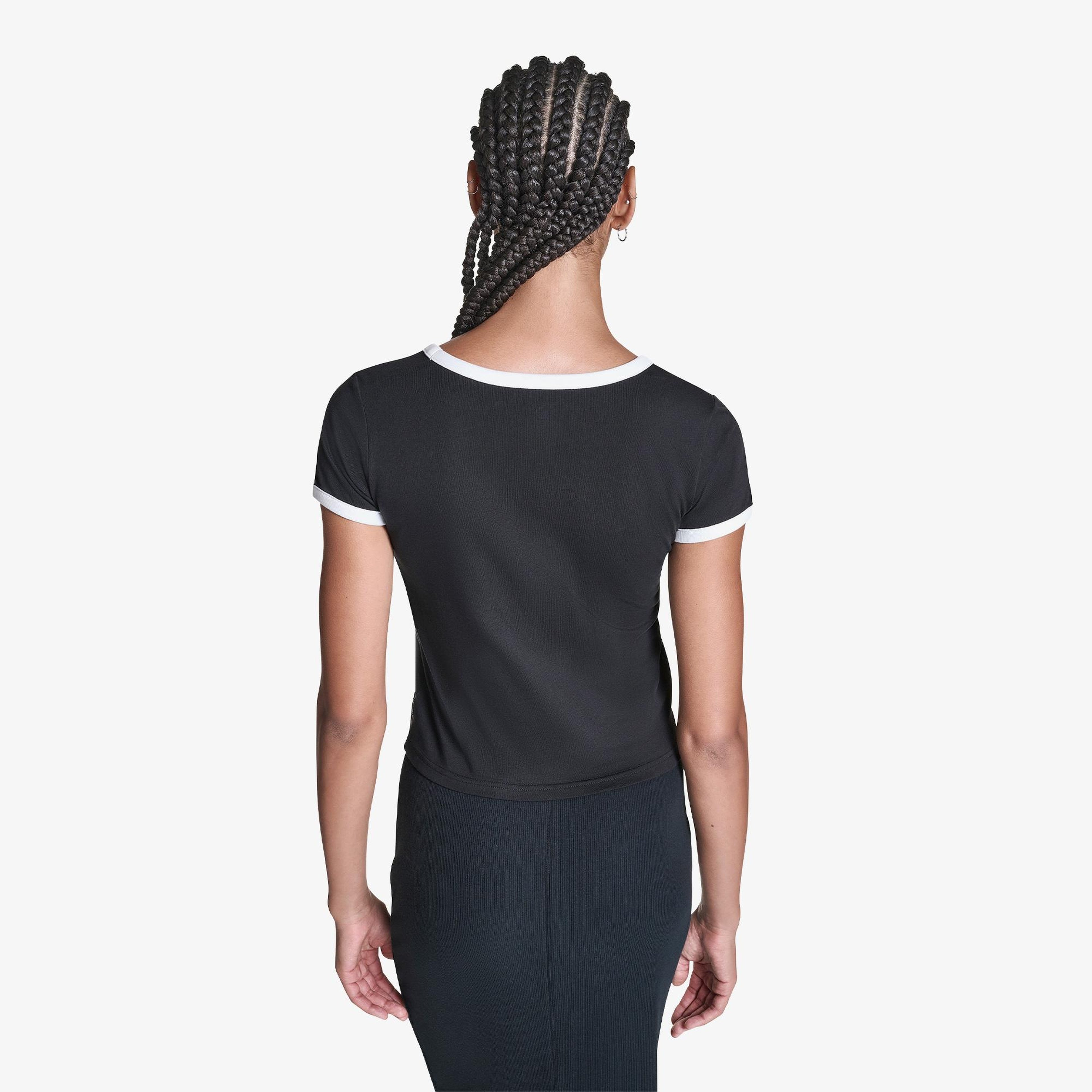 Converse Kadın Siyah T-Shirt