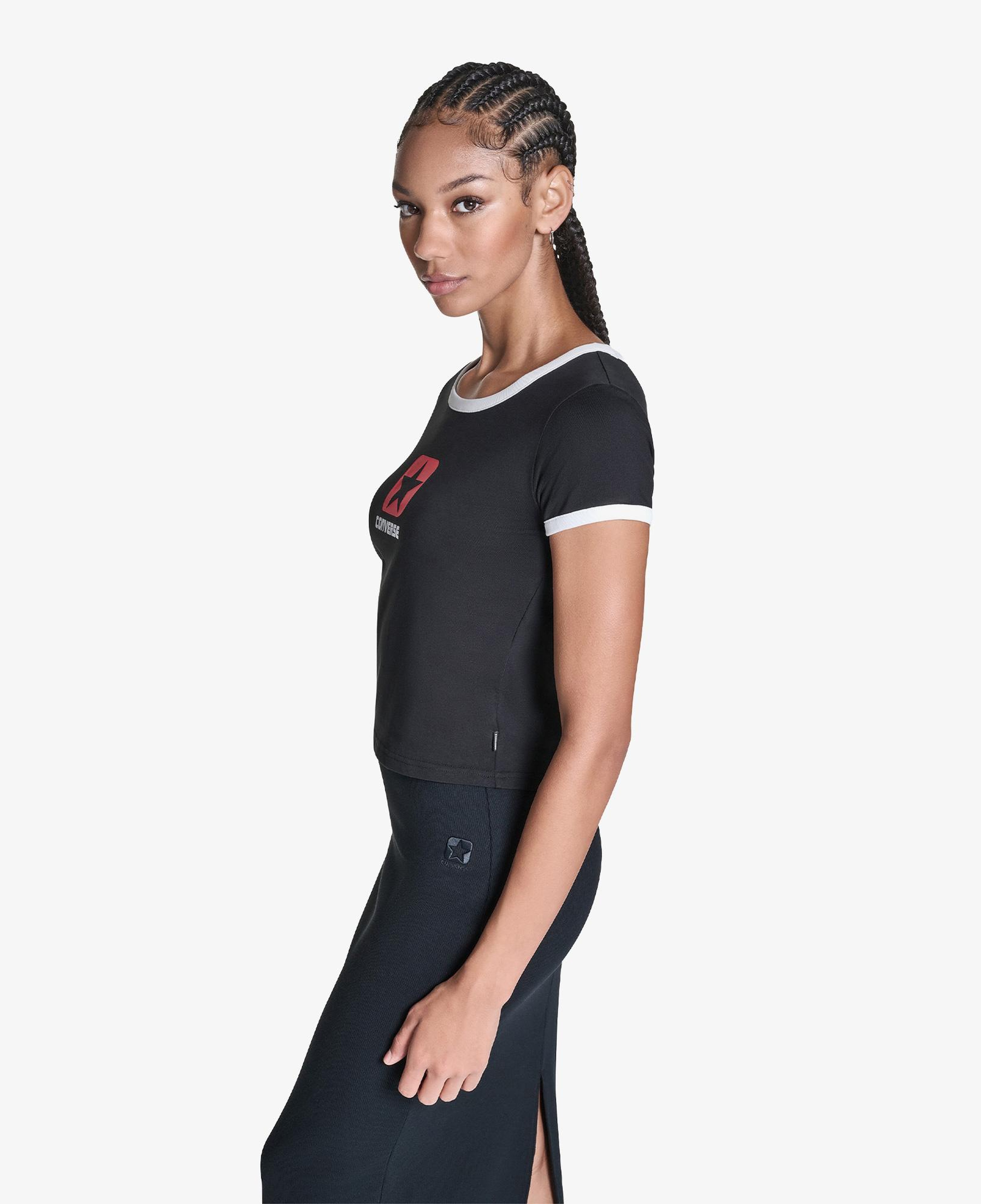 Converse Kadın Siyah T-Shirt