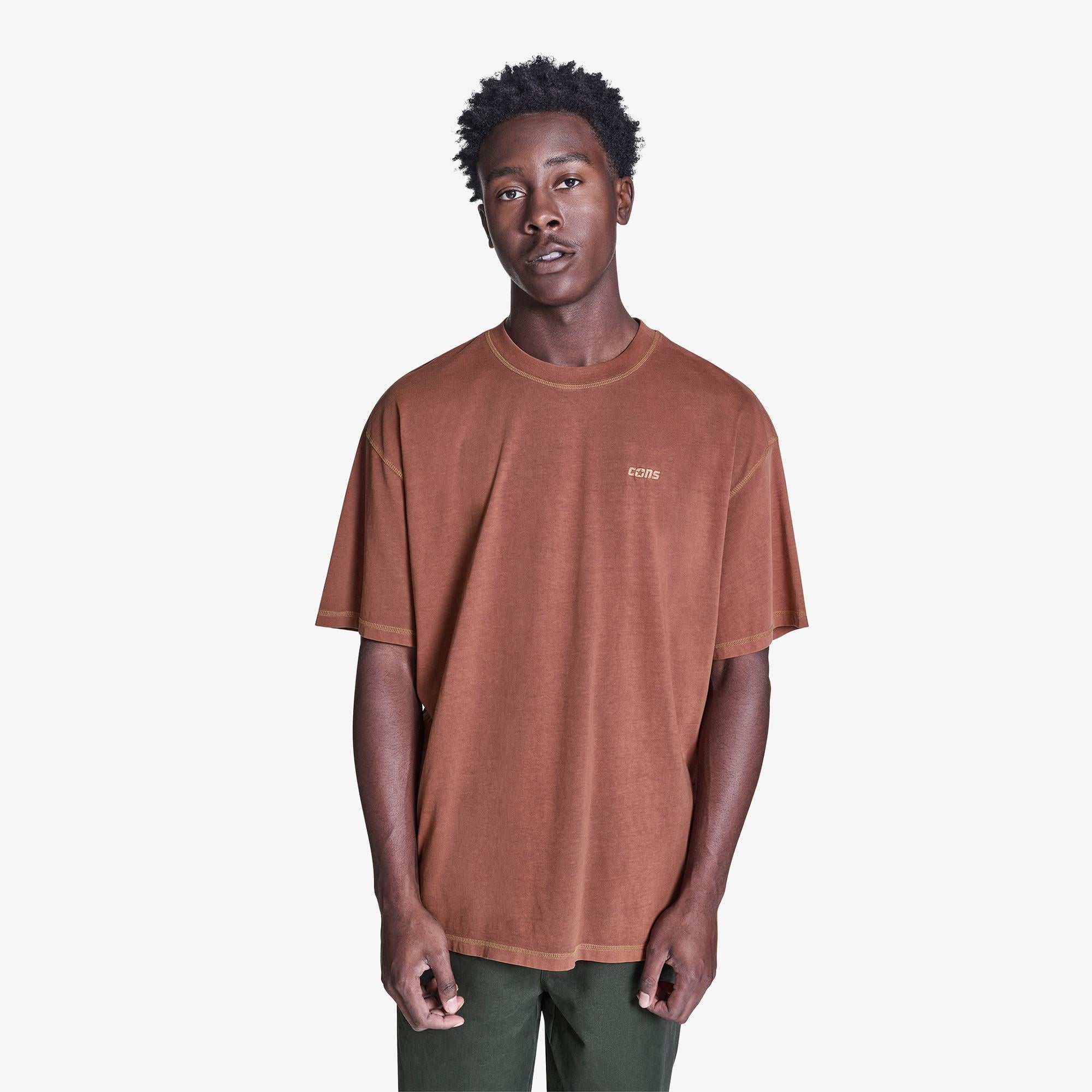 Converse Erkek Kahverengi T-Shirt