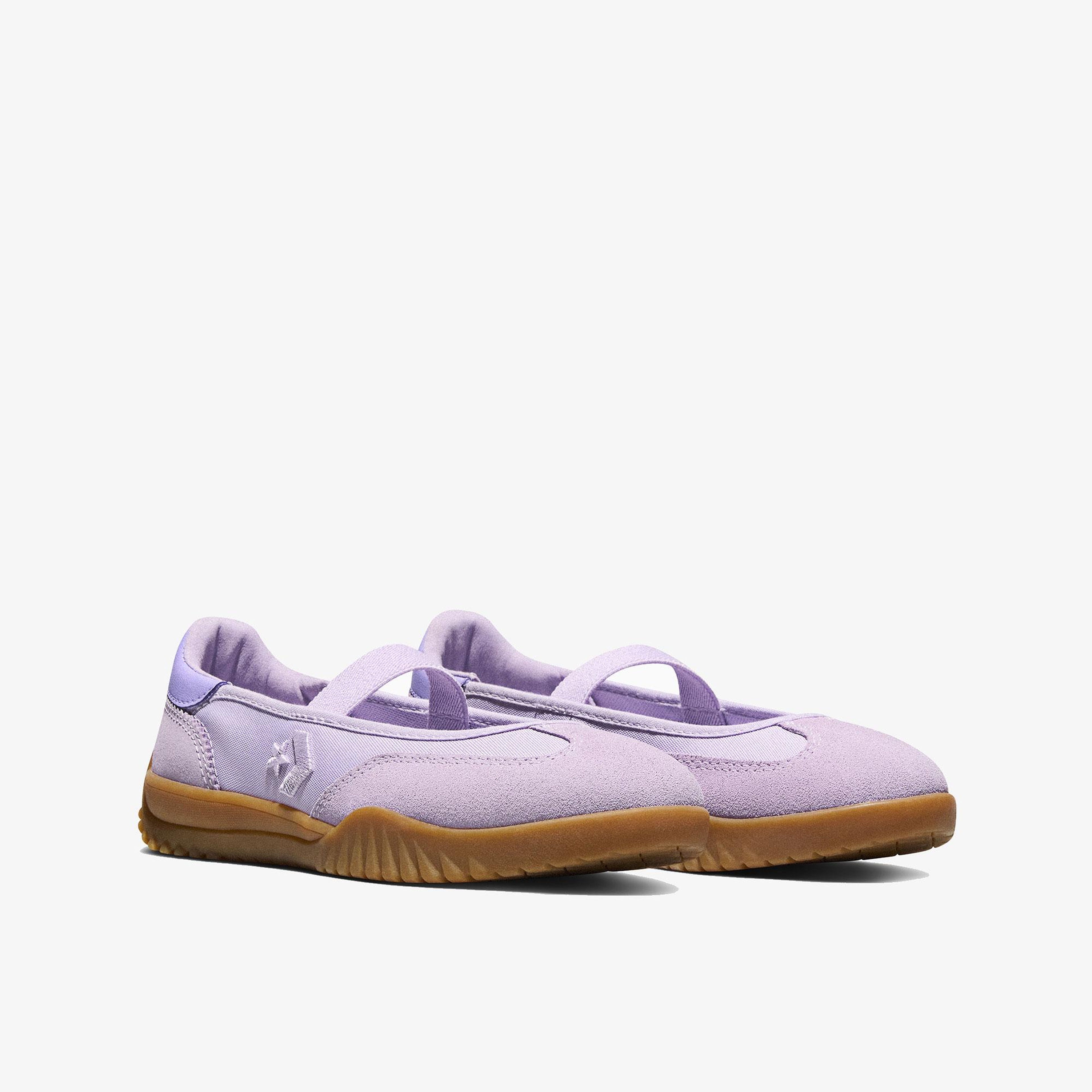 Converse Run Star Trainer Unisex Lila Süet Babet