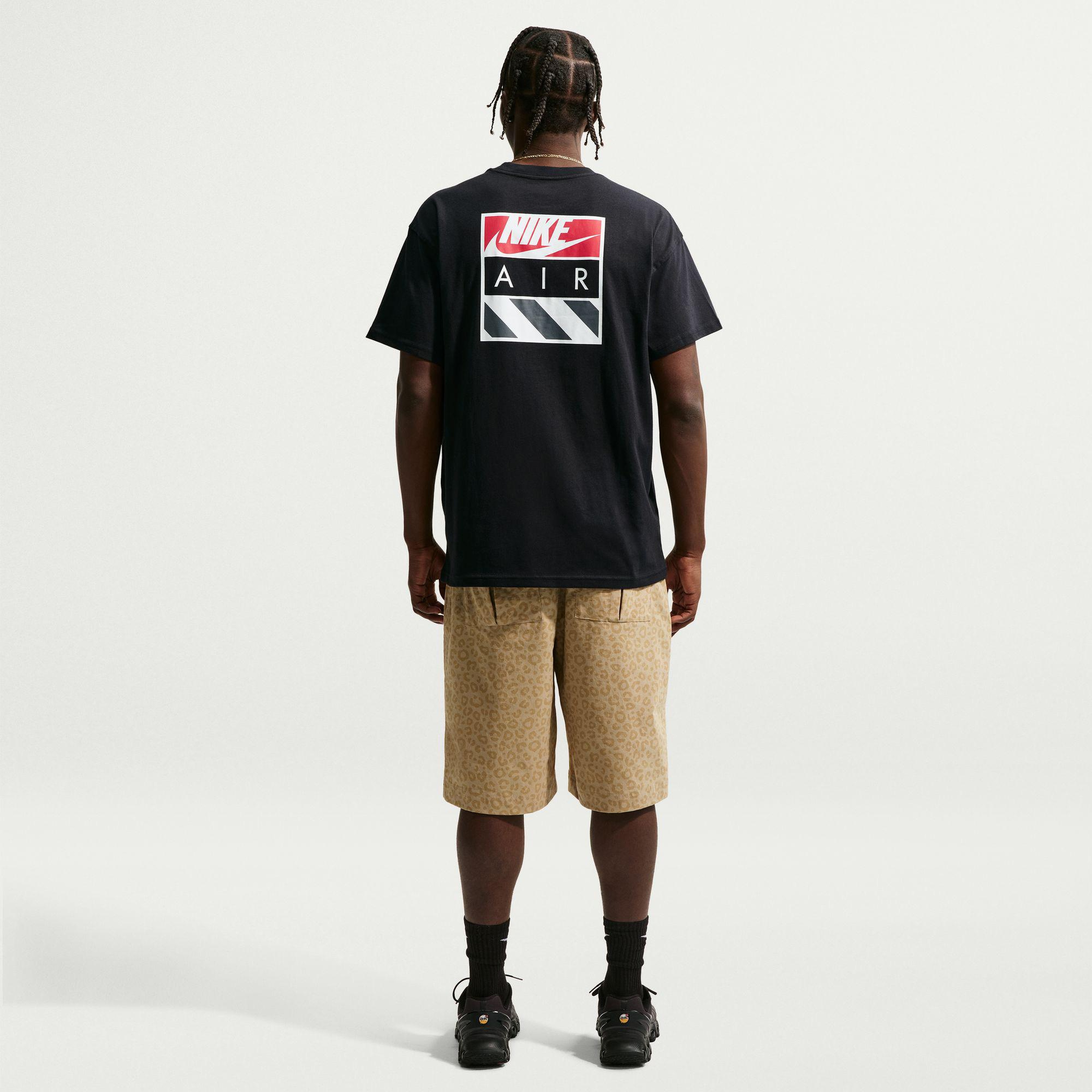 Nike Sportswear Air Box Erkek Siyah Tişört