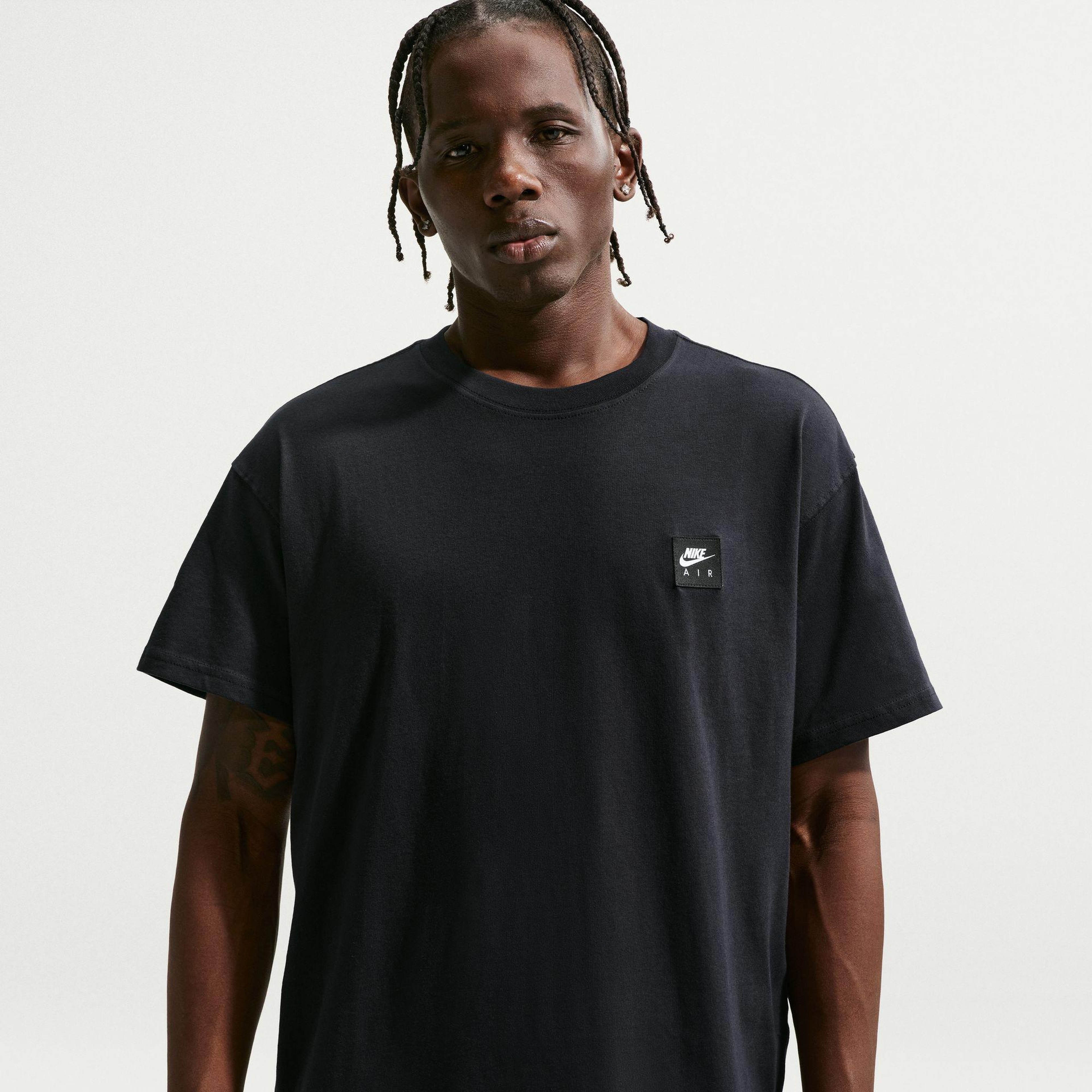 Nike Sportswear Air Box Erkek Siyah Tişört