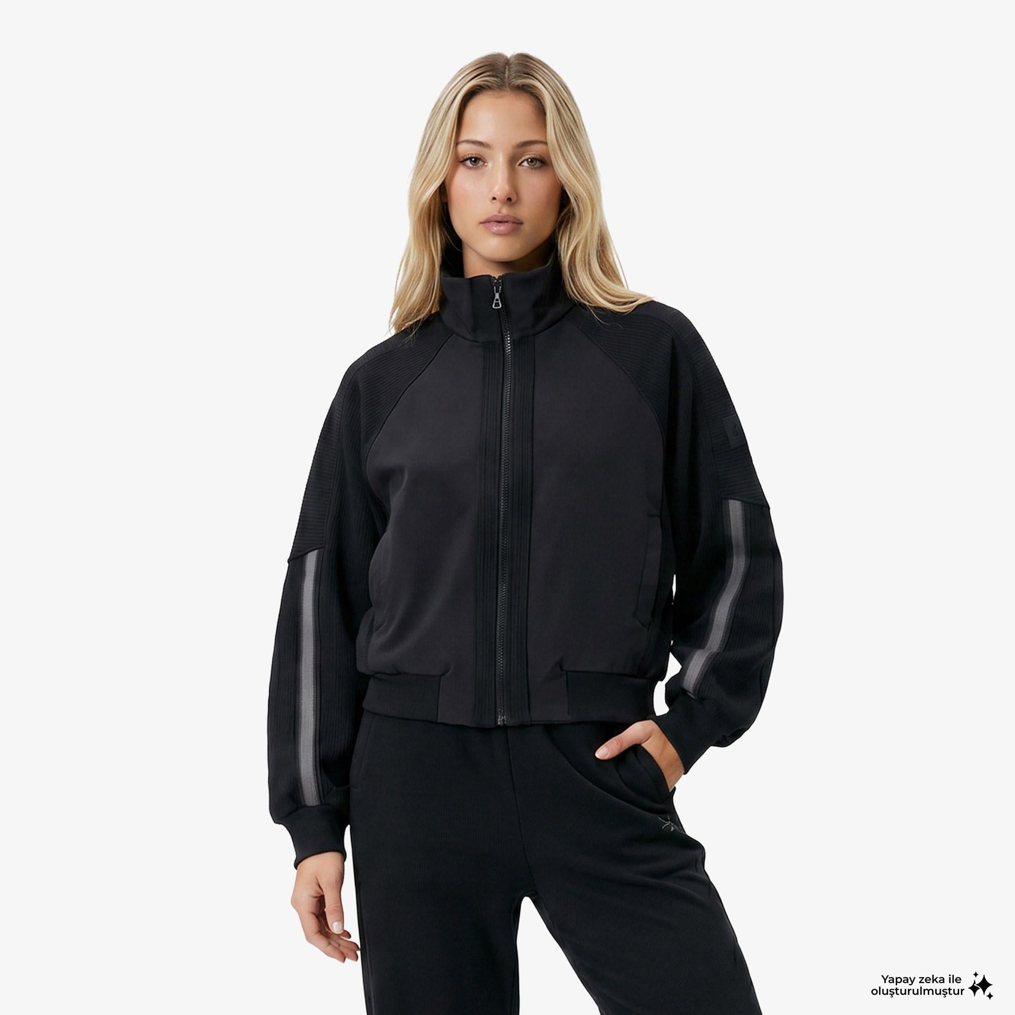 Anta Fearless Trip Kadın Siyah Sweatshirt