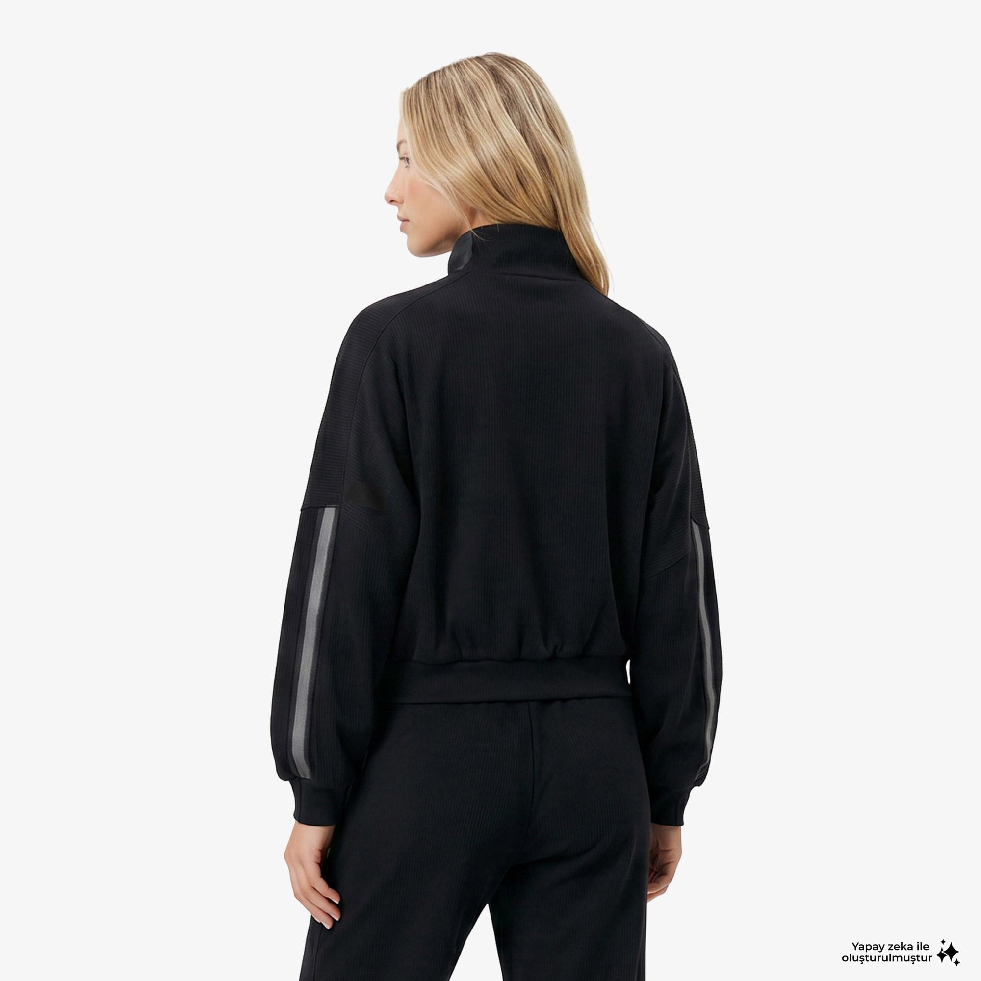 Anta Fearless Trip Kadın Siyah Sweatshirt