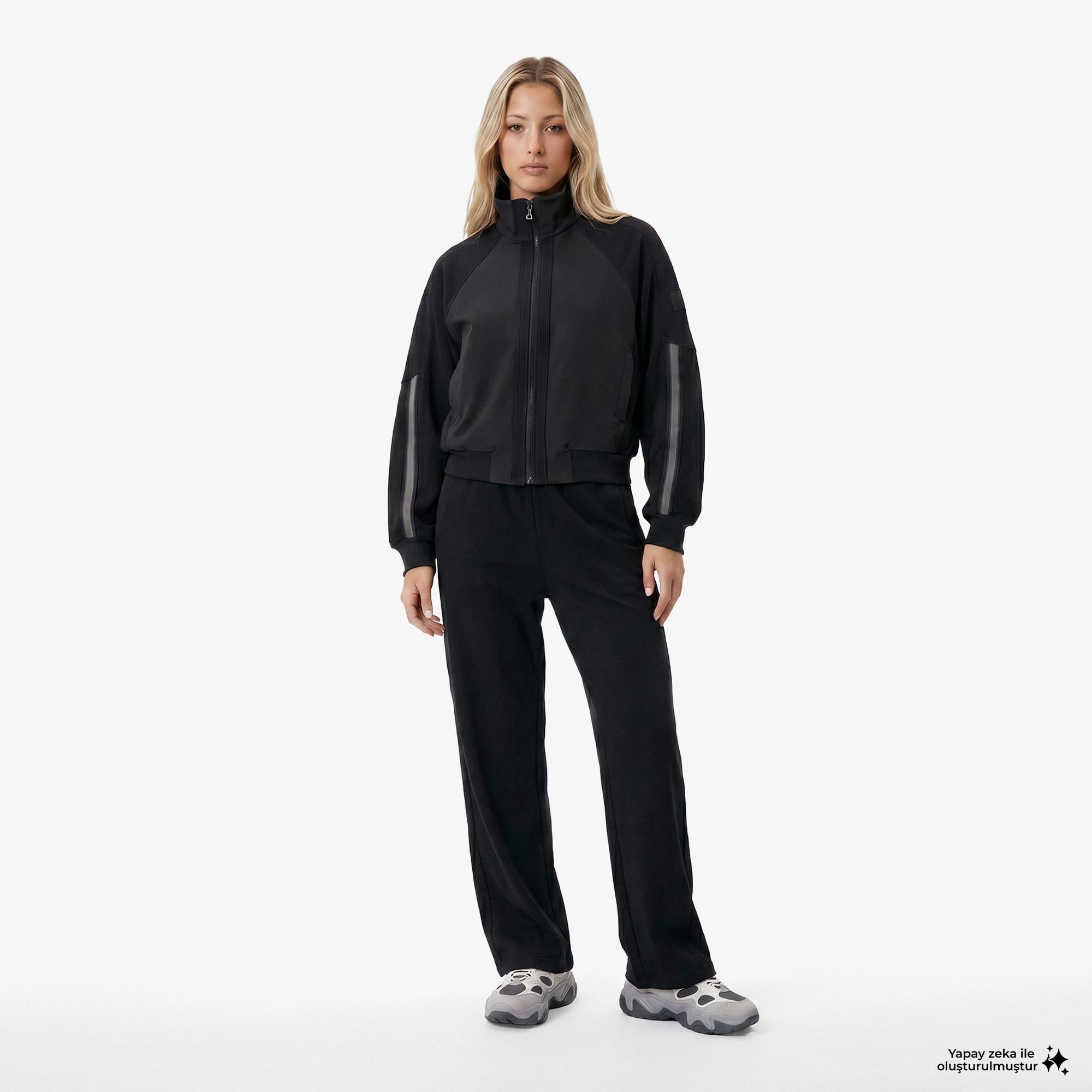 Anta Fearless Trip Kadın Siyah Sweatshirt