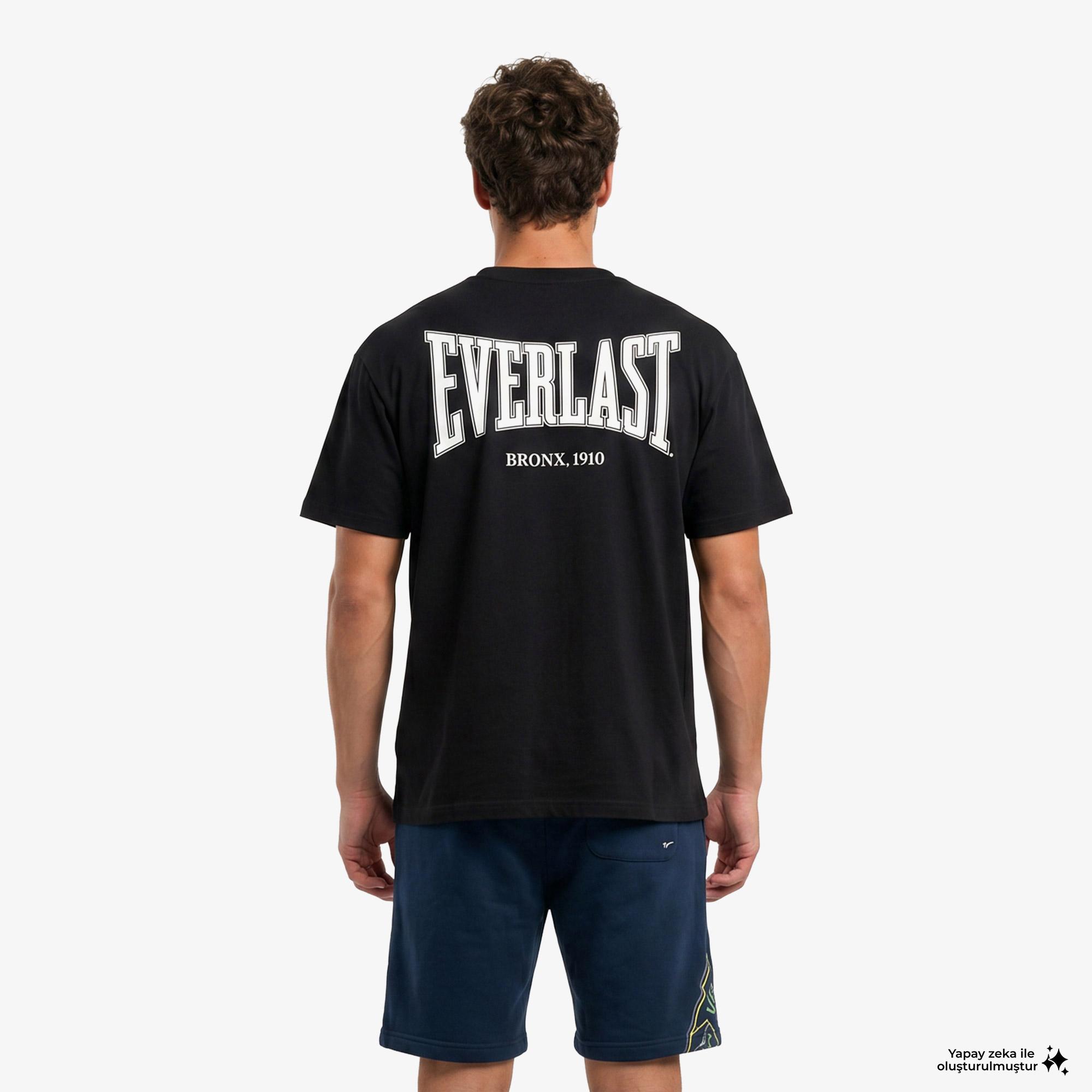 Everlast Classics Oversize Erkek Siyah T-Shirt