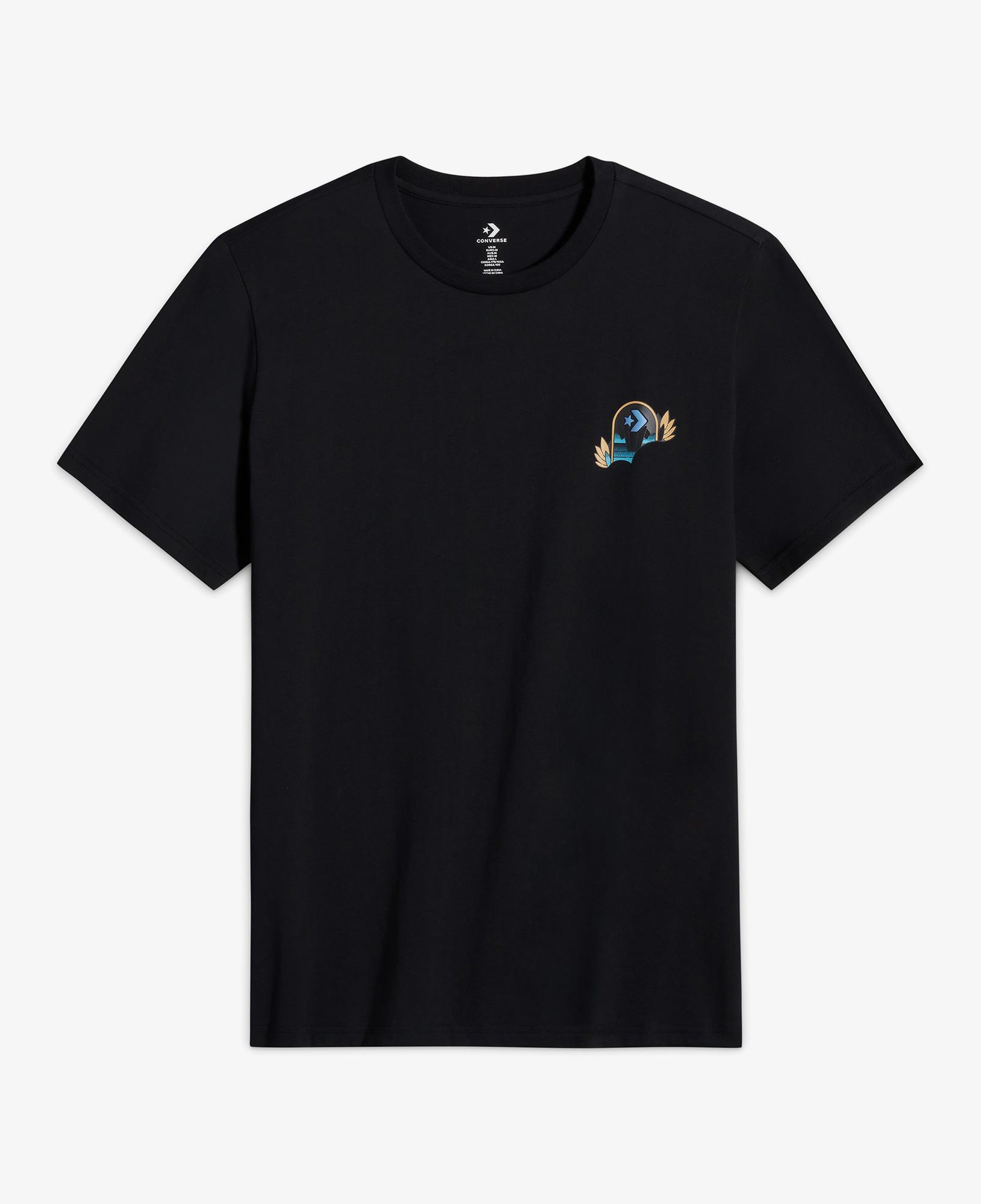 Converse Desert Sunset Erkek Siyah T-Shirt