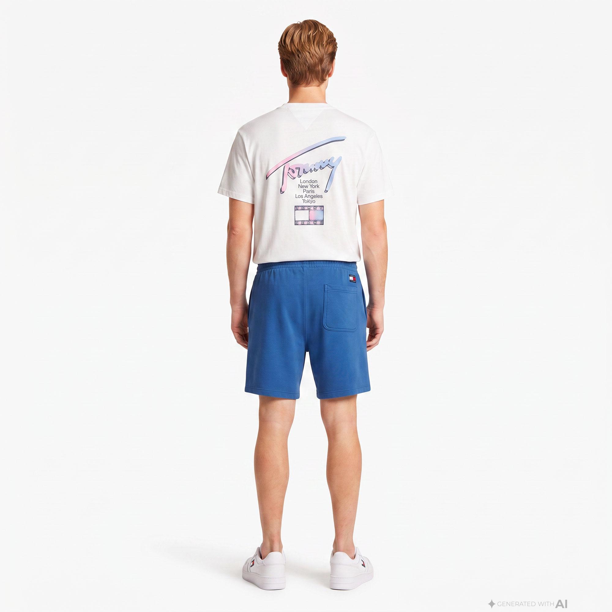Tommy Hilfiger New Classics Erkek Mavi Şort