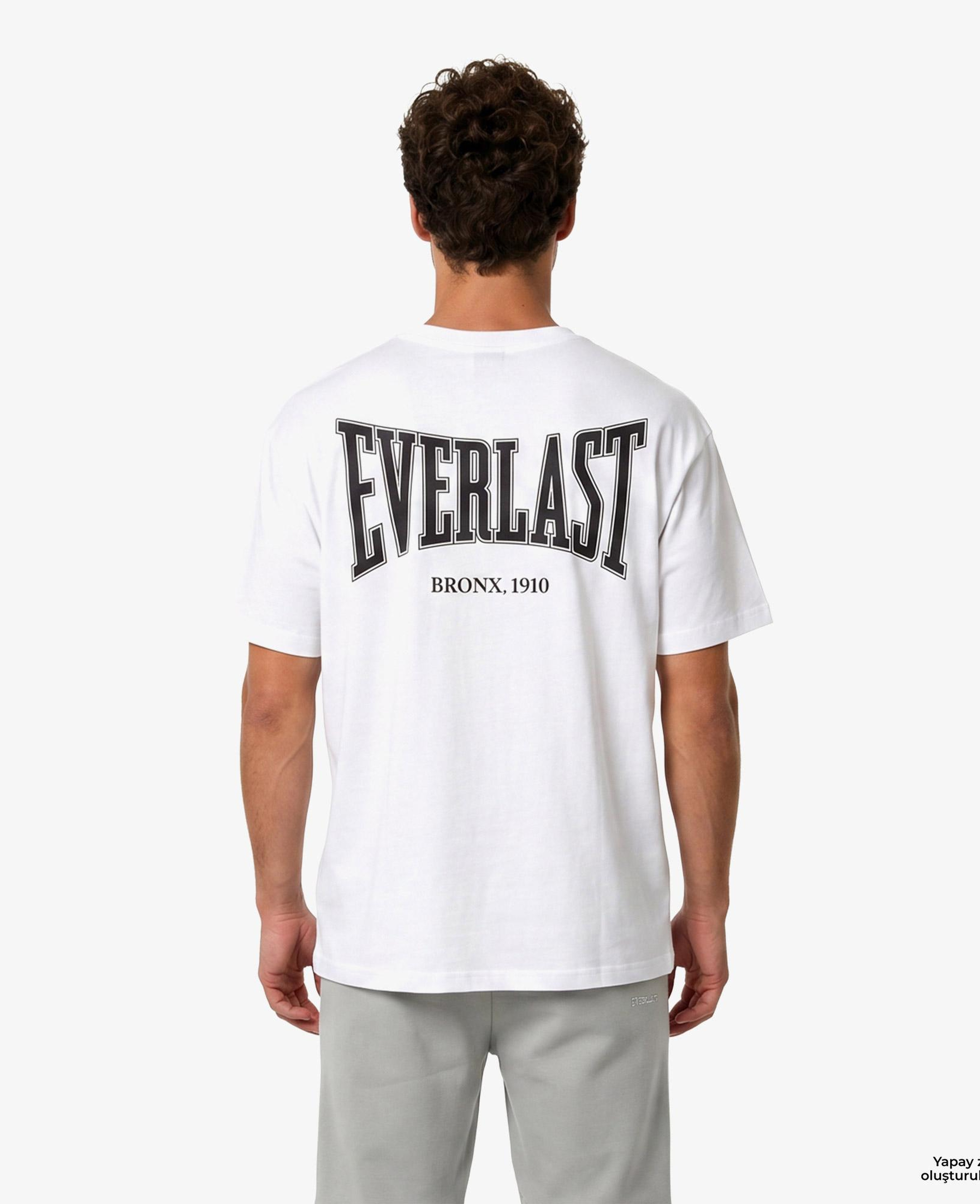 Everlast Classics Oversize Erkek Beyaz T-Shirt