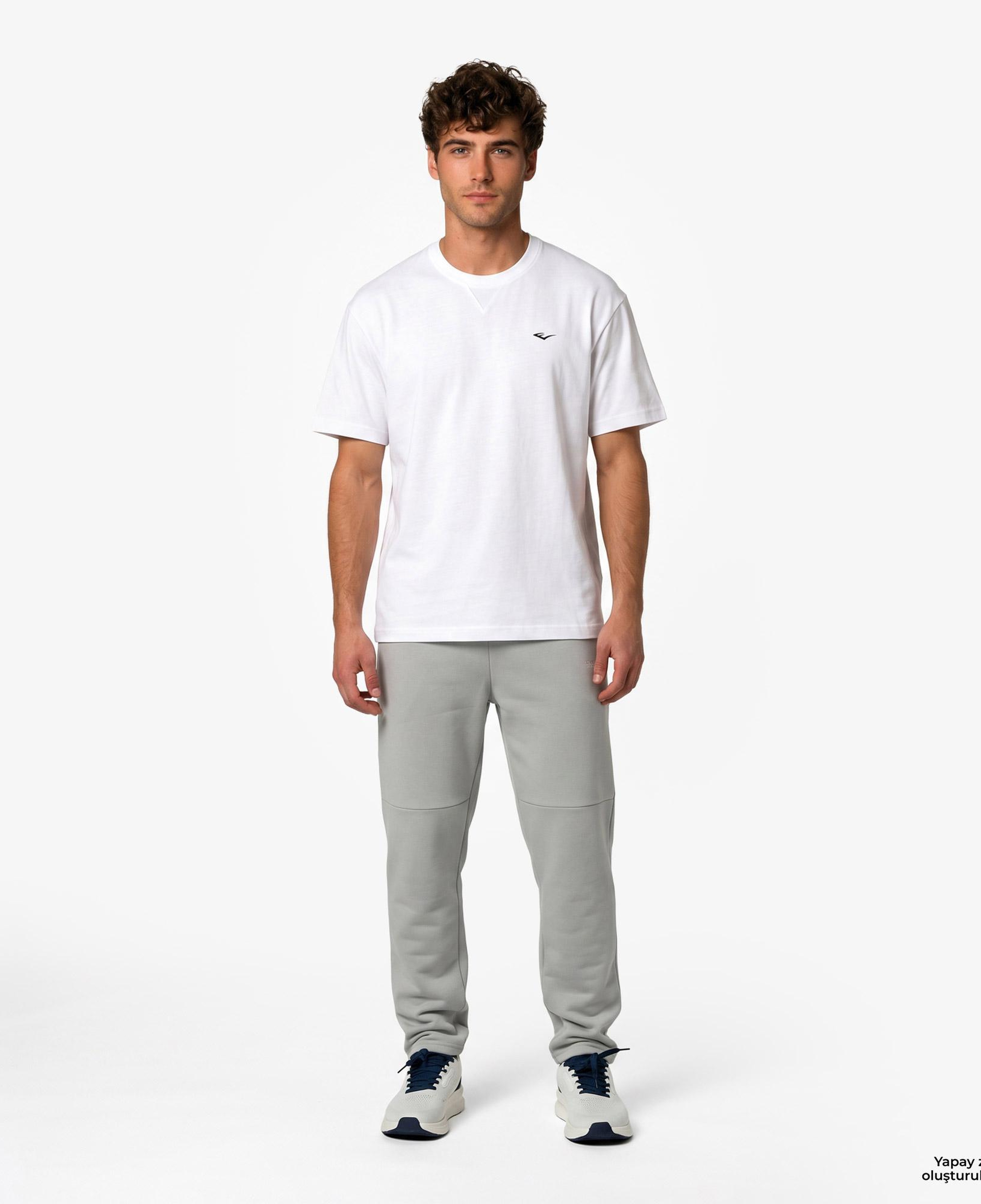 Everlast Classics Oversize Erkek Beyaz T-Shirt