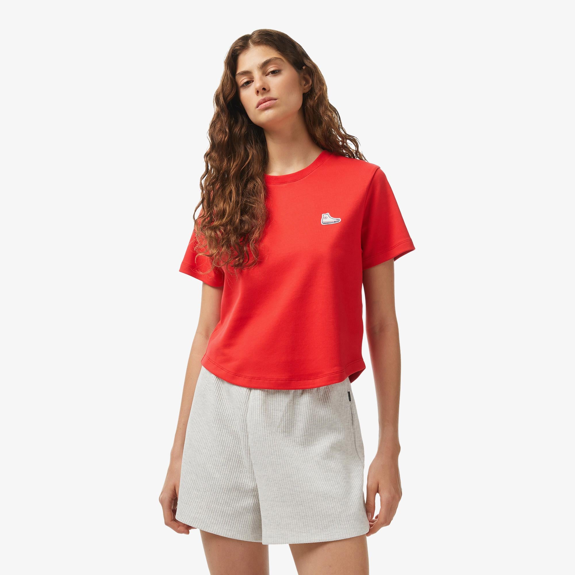 Converse Kadın Kırmızı T-Shirt