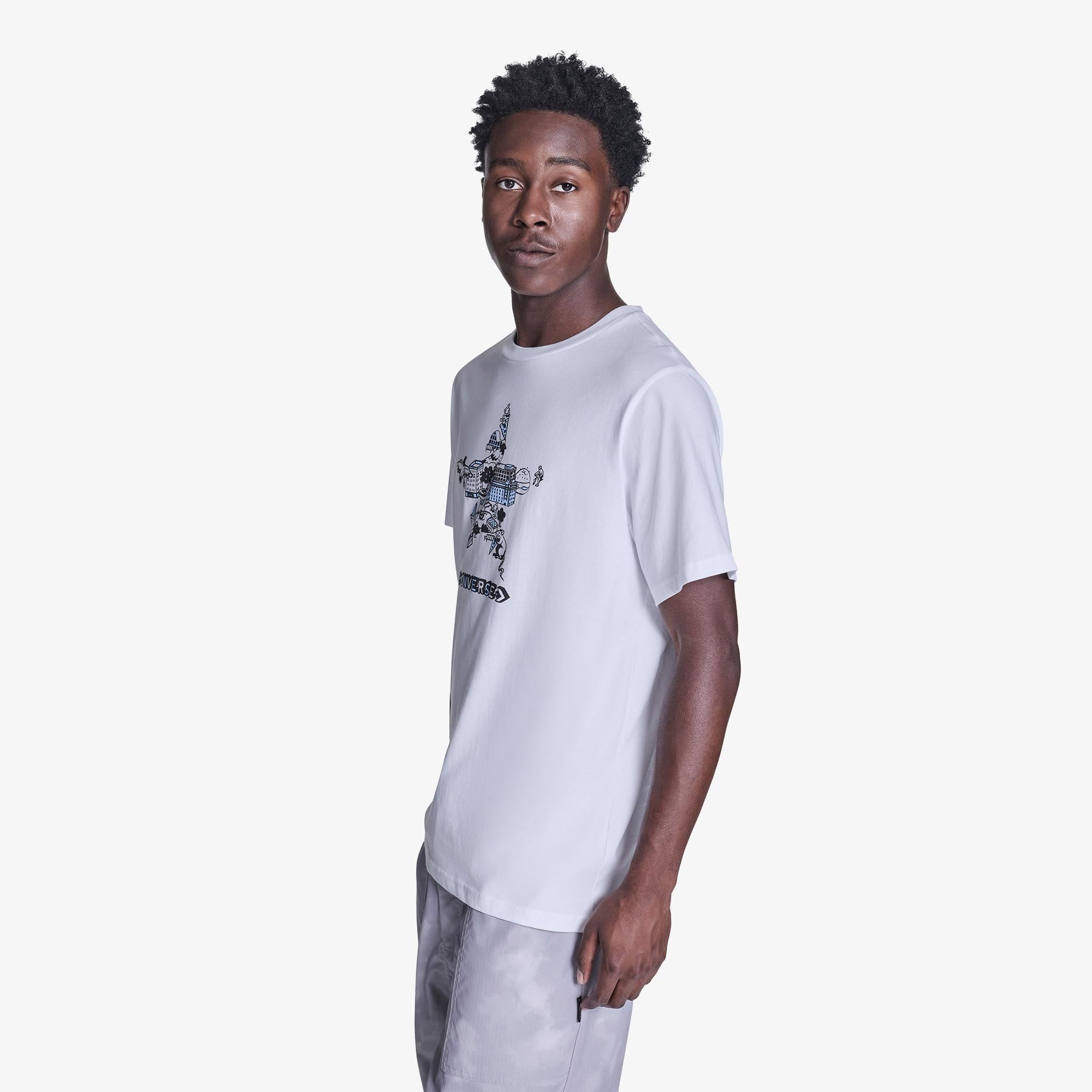 Converse Erkek Beyaz T-Shirt