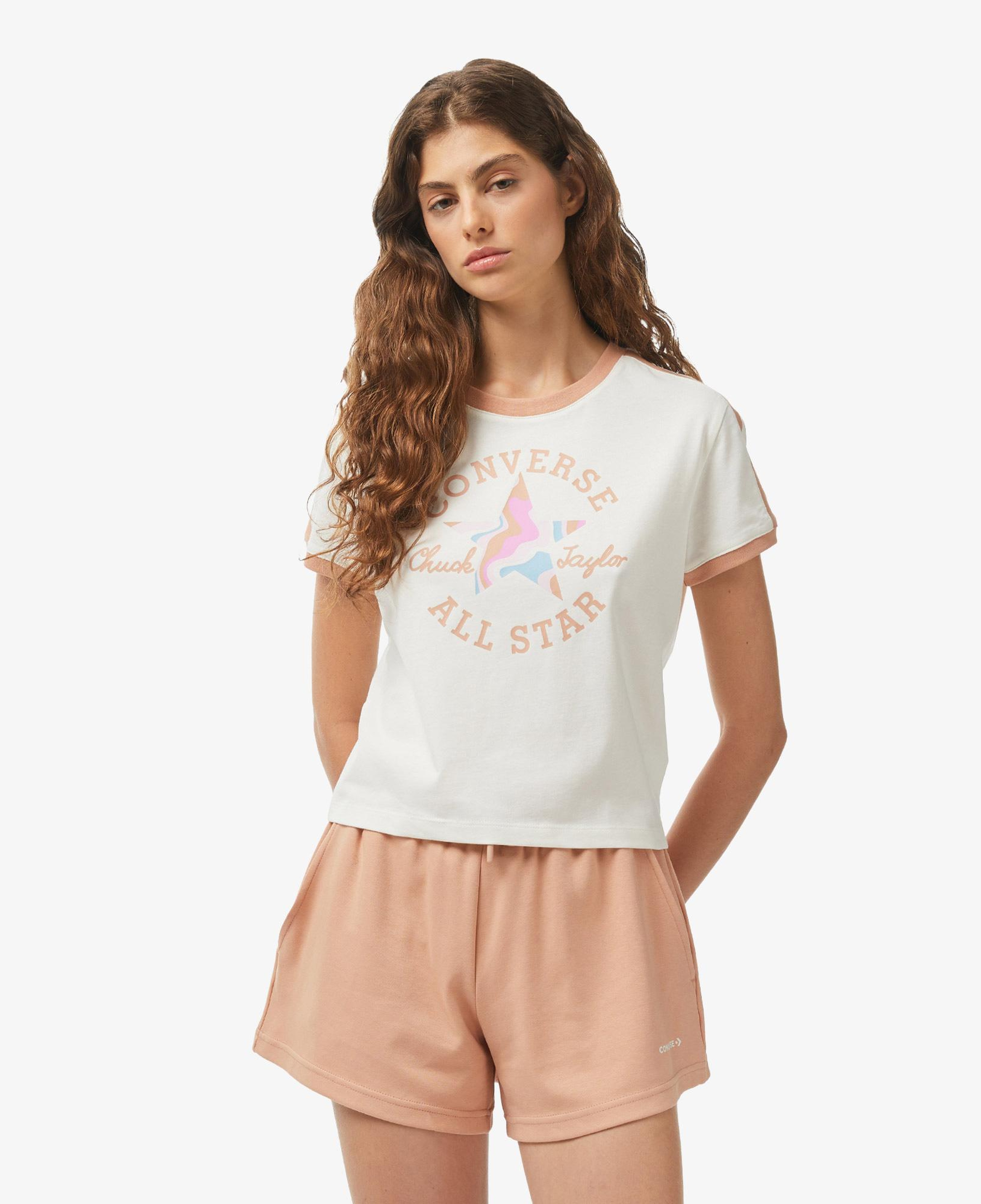 Converse Kadın Krem T-Shirt