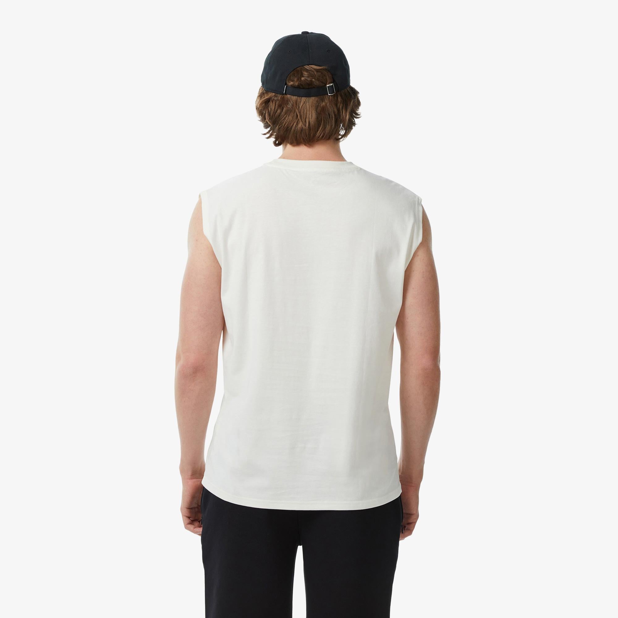 Converse Erkek Beyaz Kolsuz T-Shirt