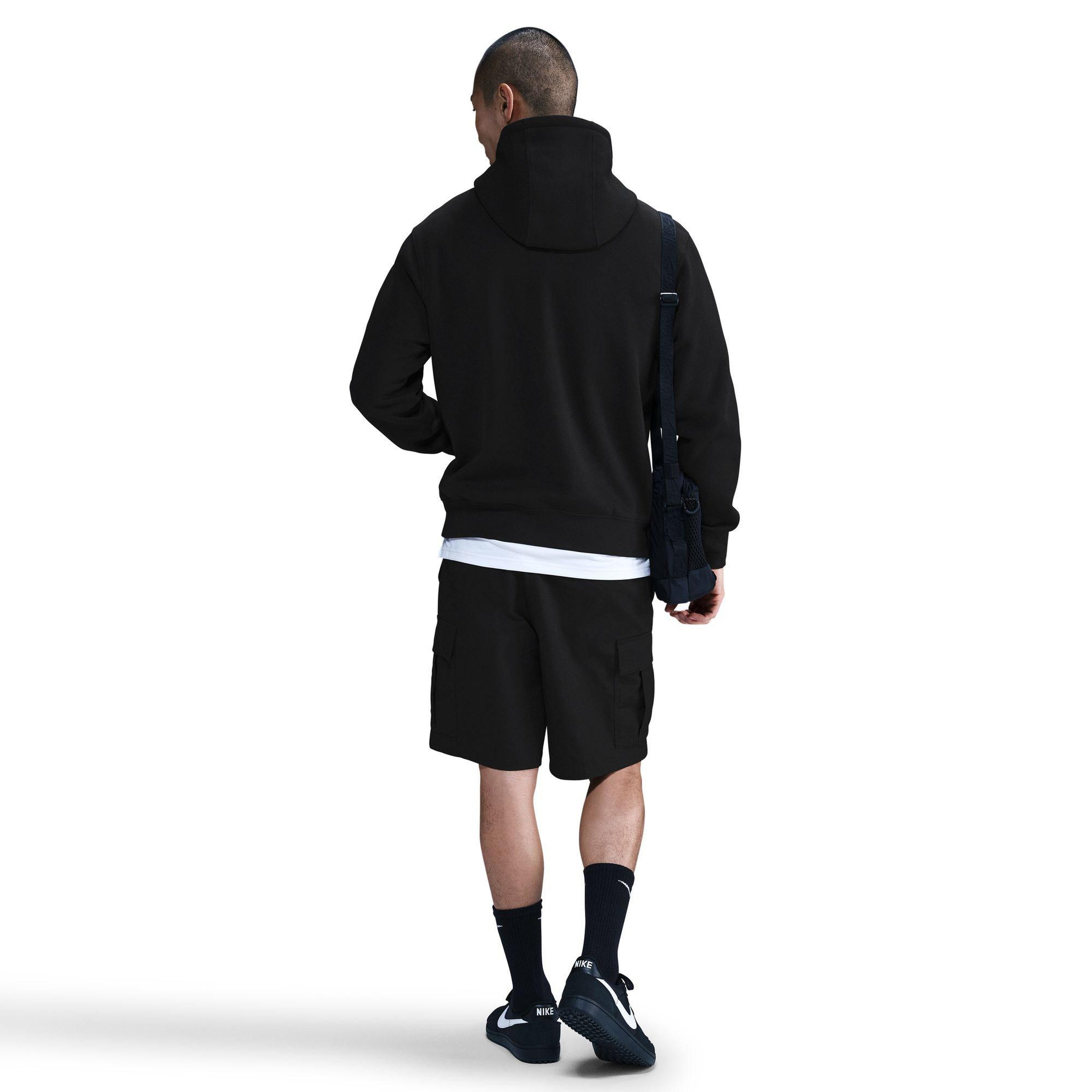 Nike Sportswear Club Pullover Gfx Erkek Siyah Hoodie