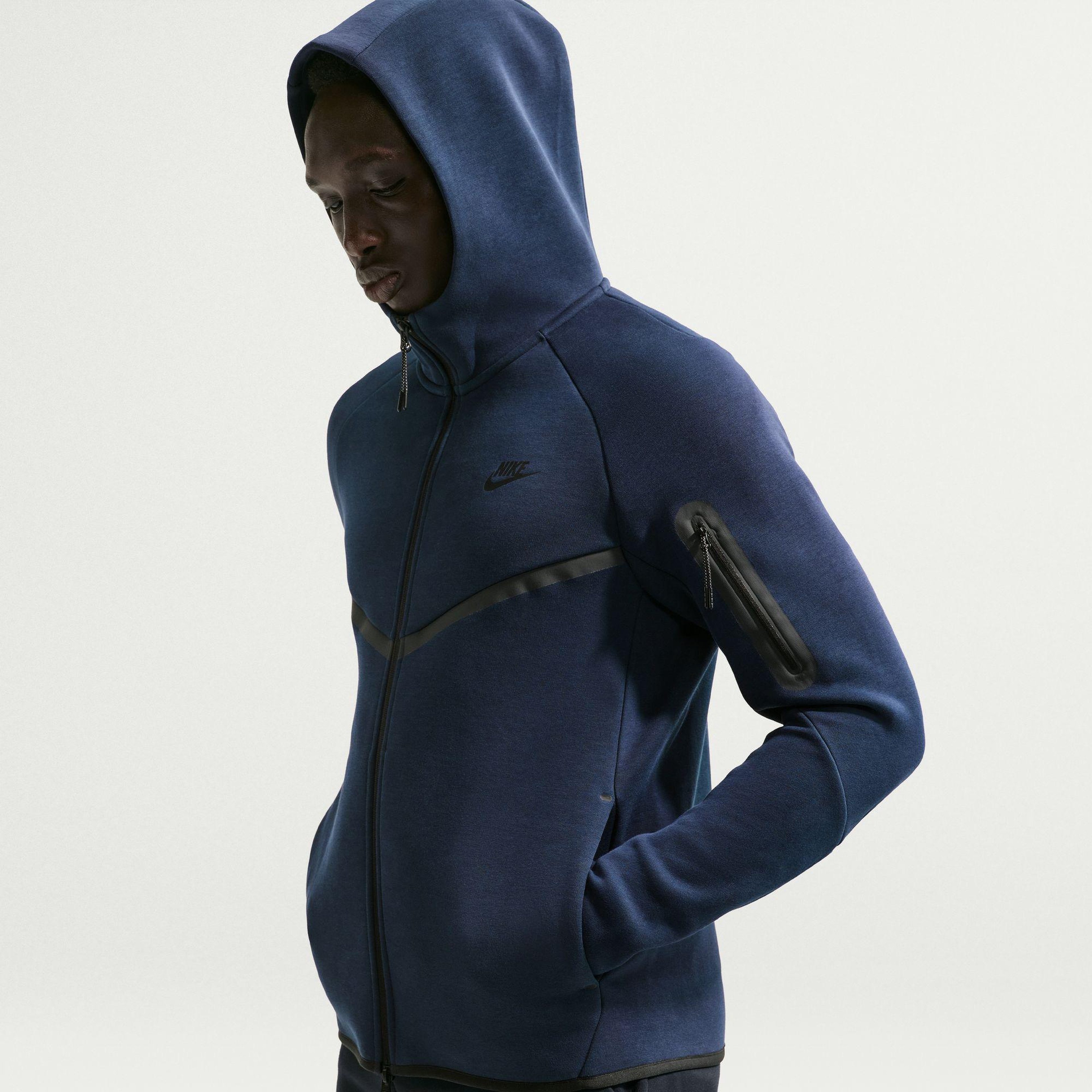 Nike Tech Fleece Erkek Lacivert Sweatshirt