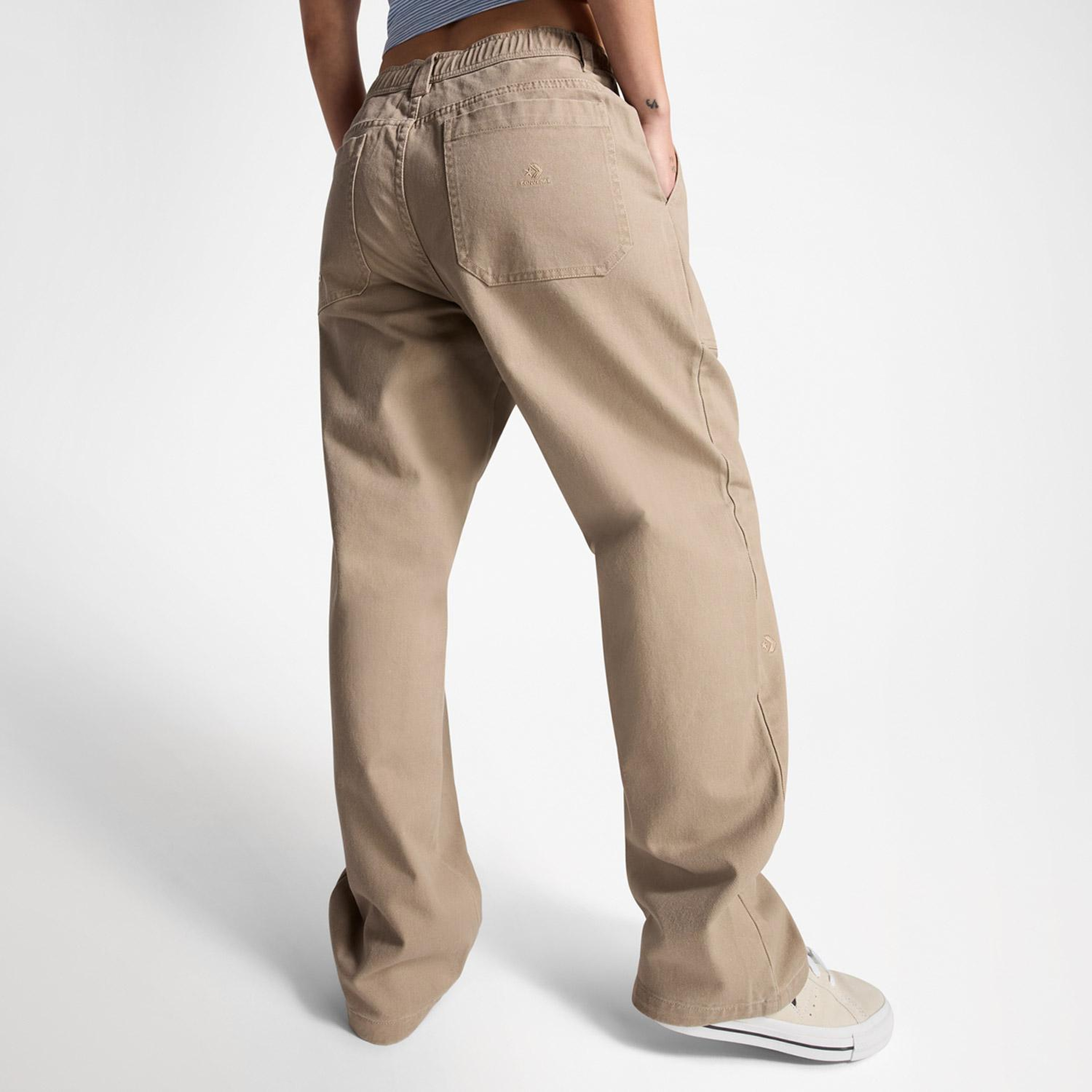Converse Unisex Bej Pantolon