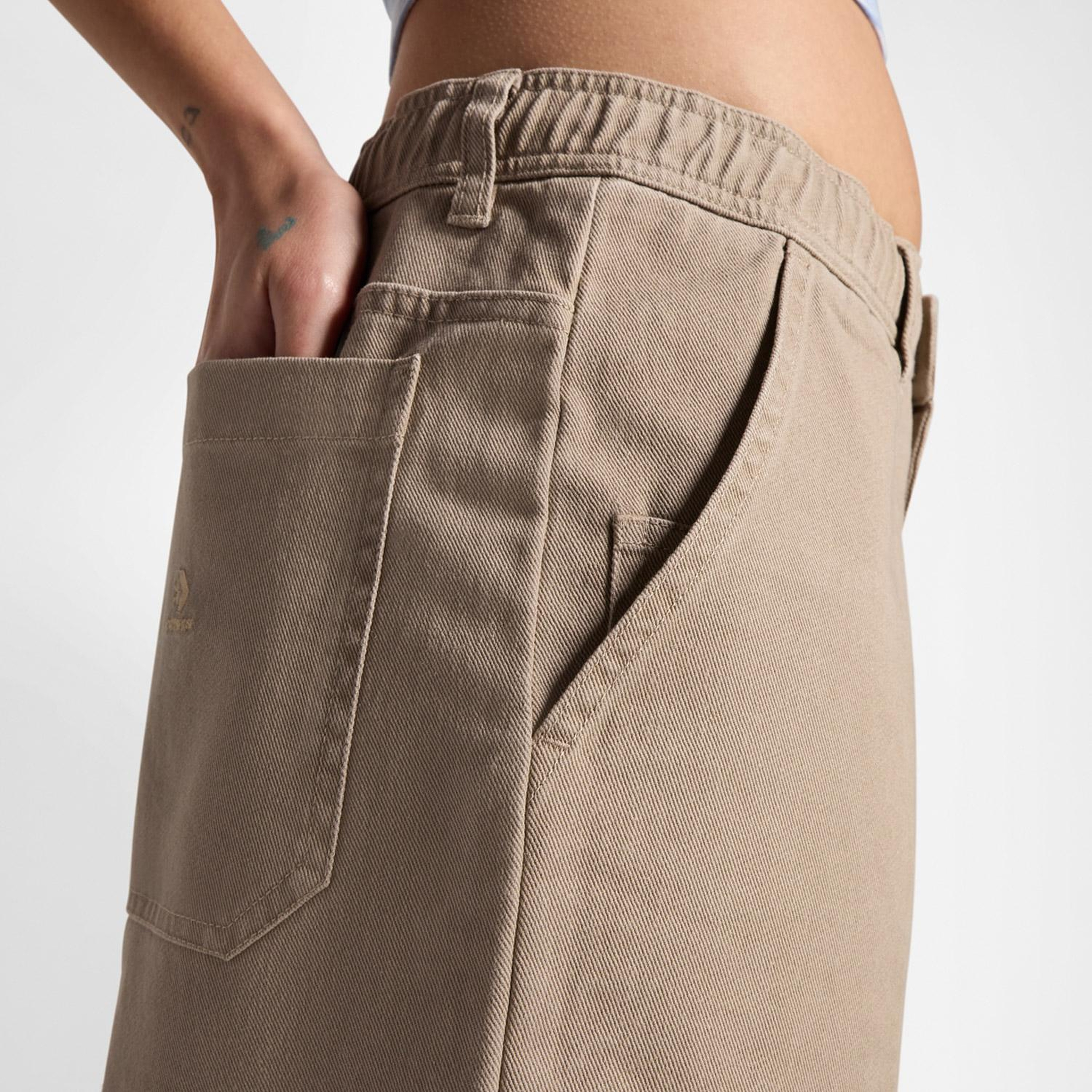 Converse Unisex Bej Pantolon