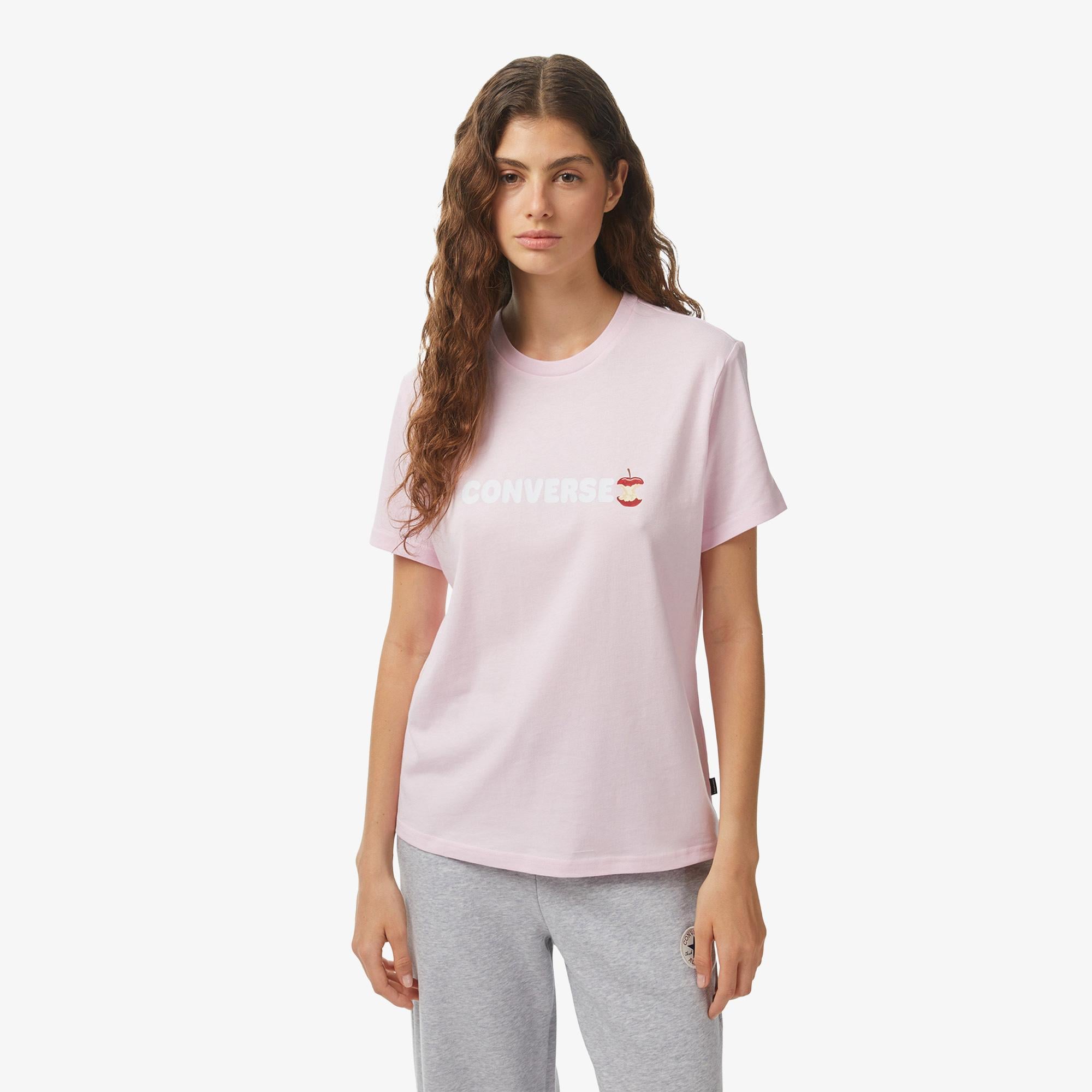 Converse Kadın Pembe T-Shirt