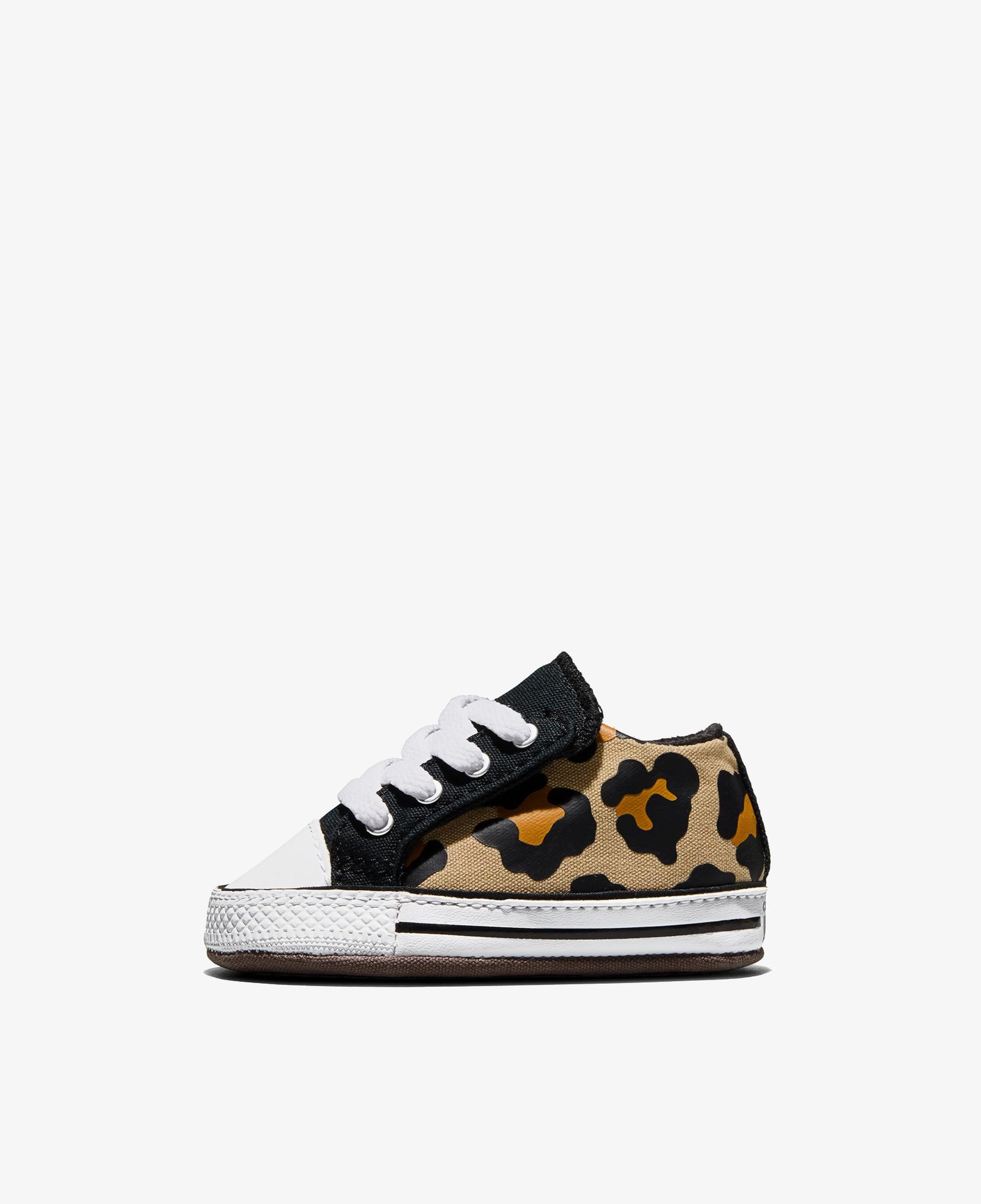 Converse Chuck Taylor All Star Leopar Desenli Bebek Siyah Sneaker