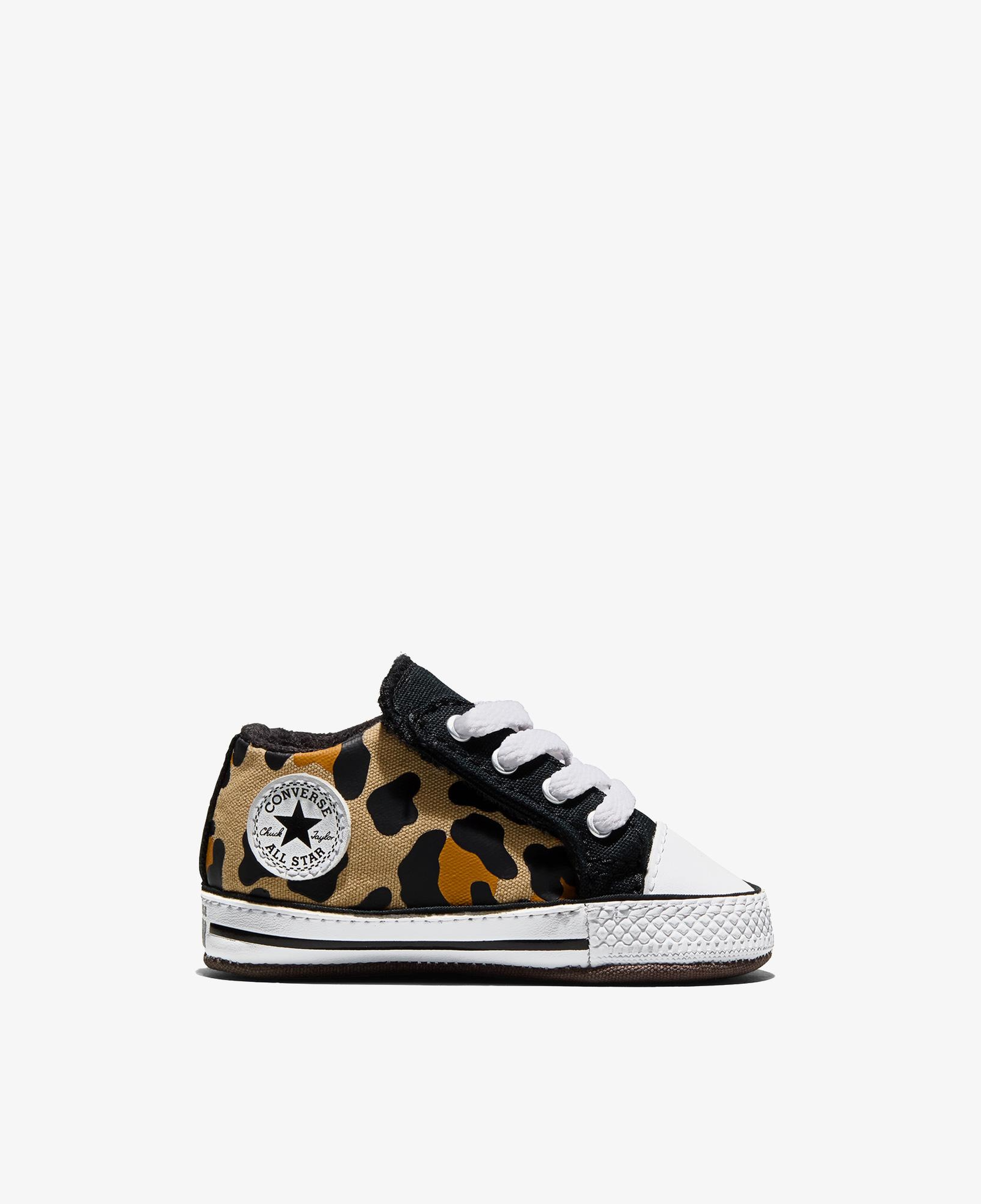 Converse Chuck Taylor All Star Leopar Desenli Bebek Siyah Sneaker
