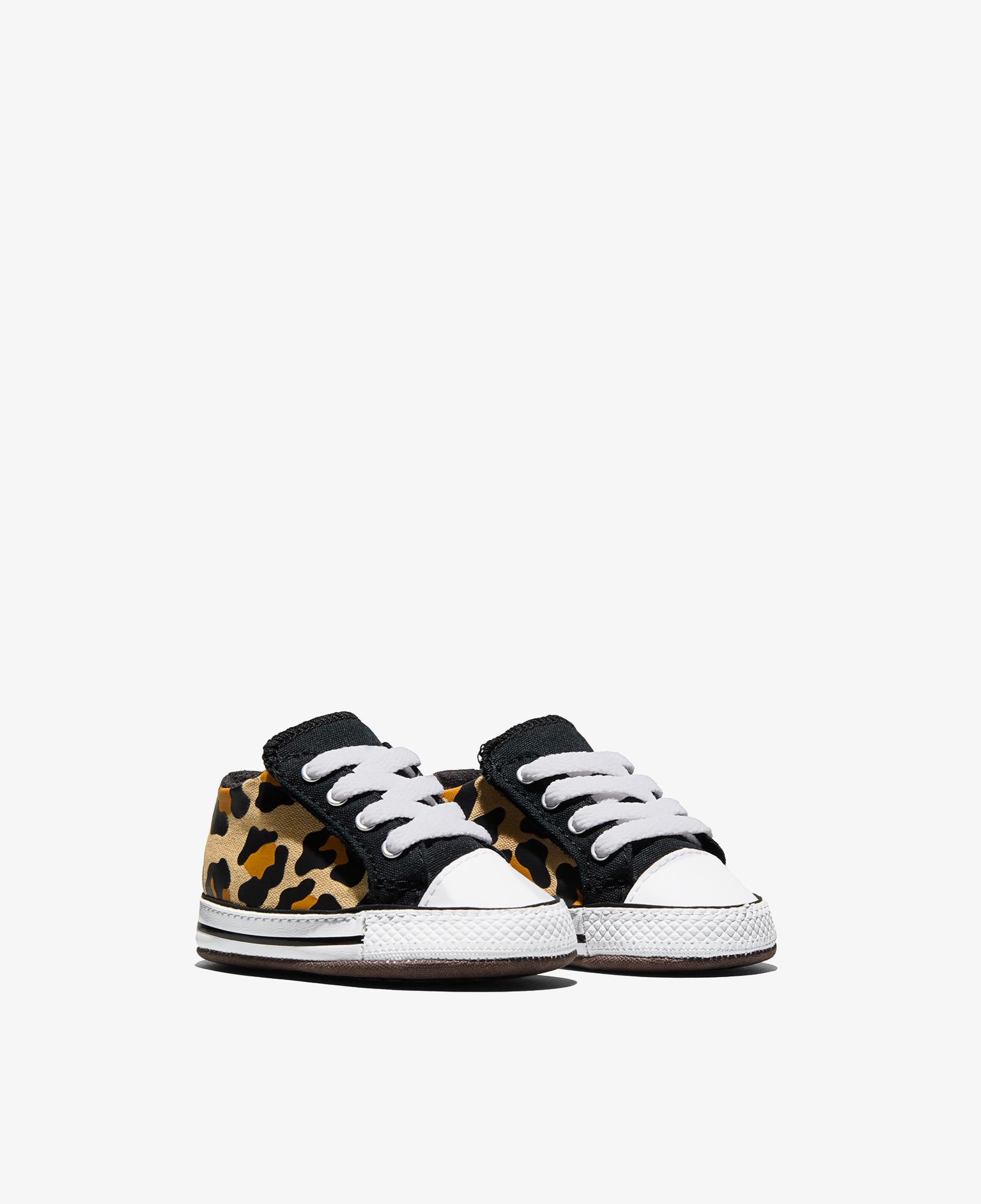 Converse Chuck Taylor All Star Leopar Desenli Bebek Siyah Sneaker