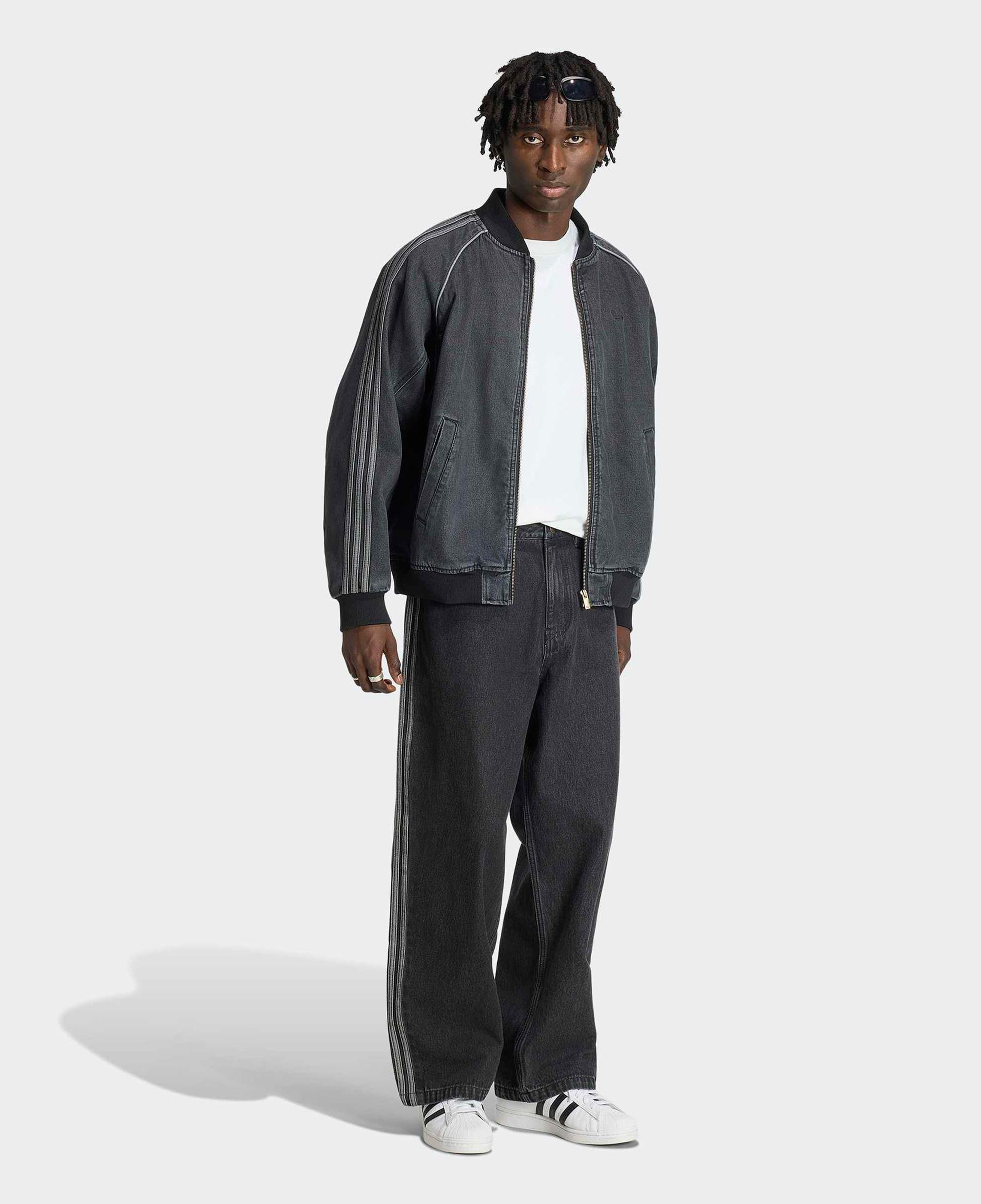 adidas Denim Straight Erkek Siyah Jean Pantolon