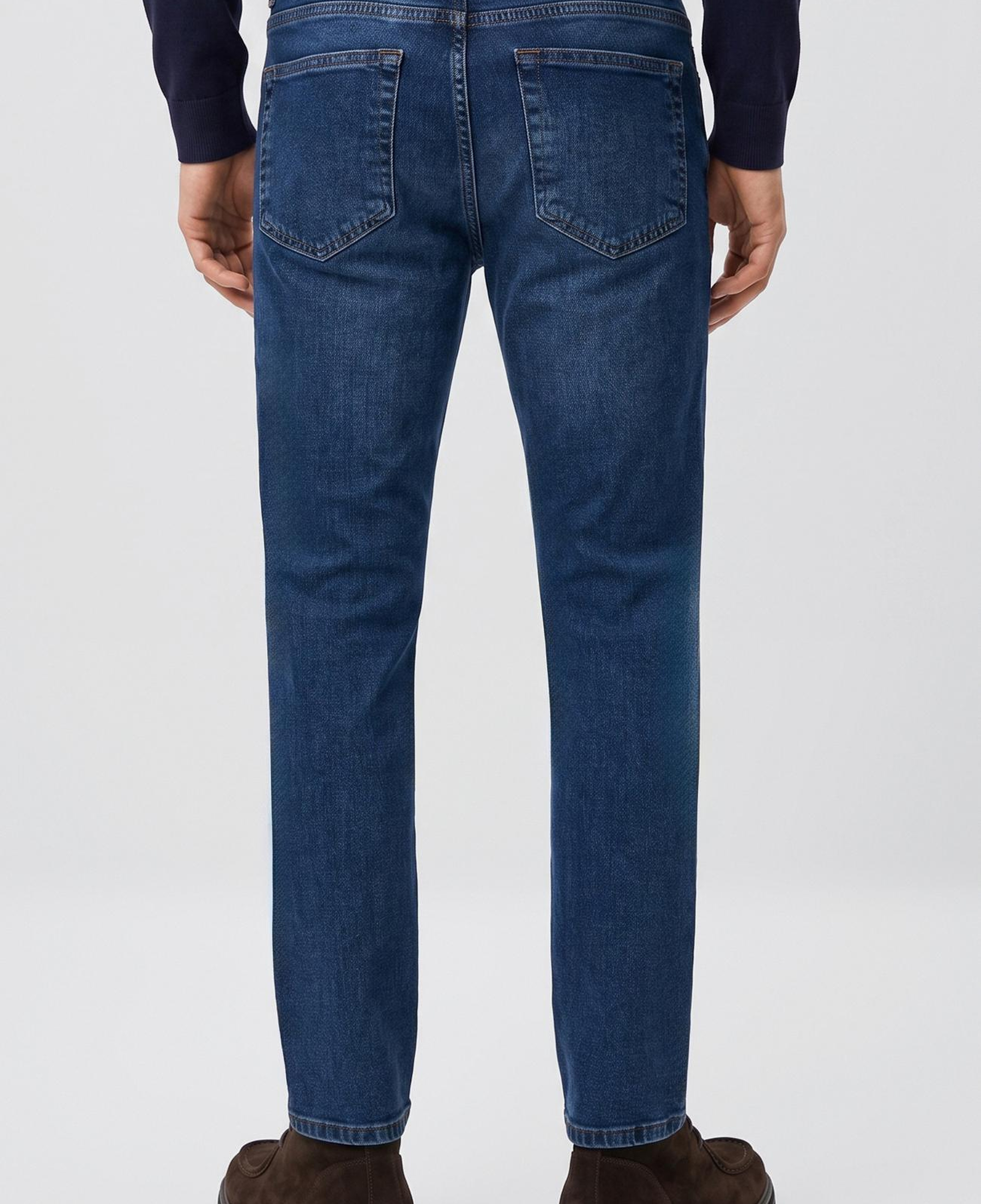 Network Erkek Koyu Lacivert Denim Pantolon