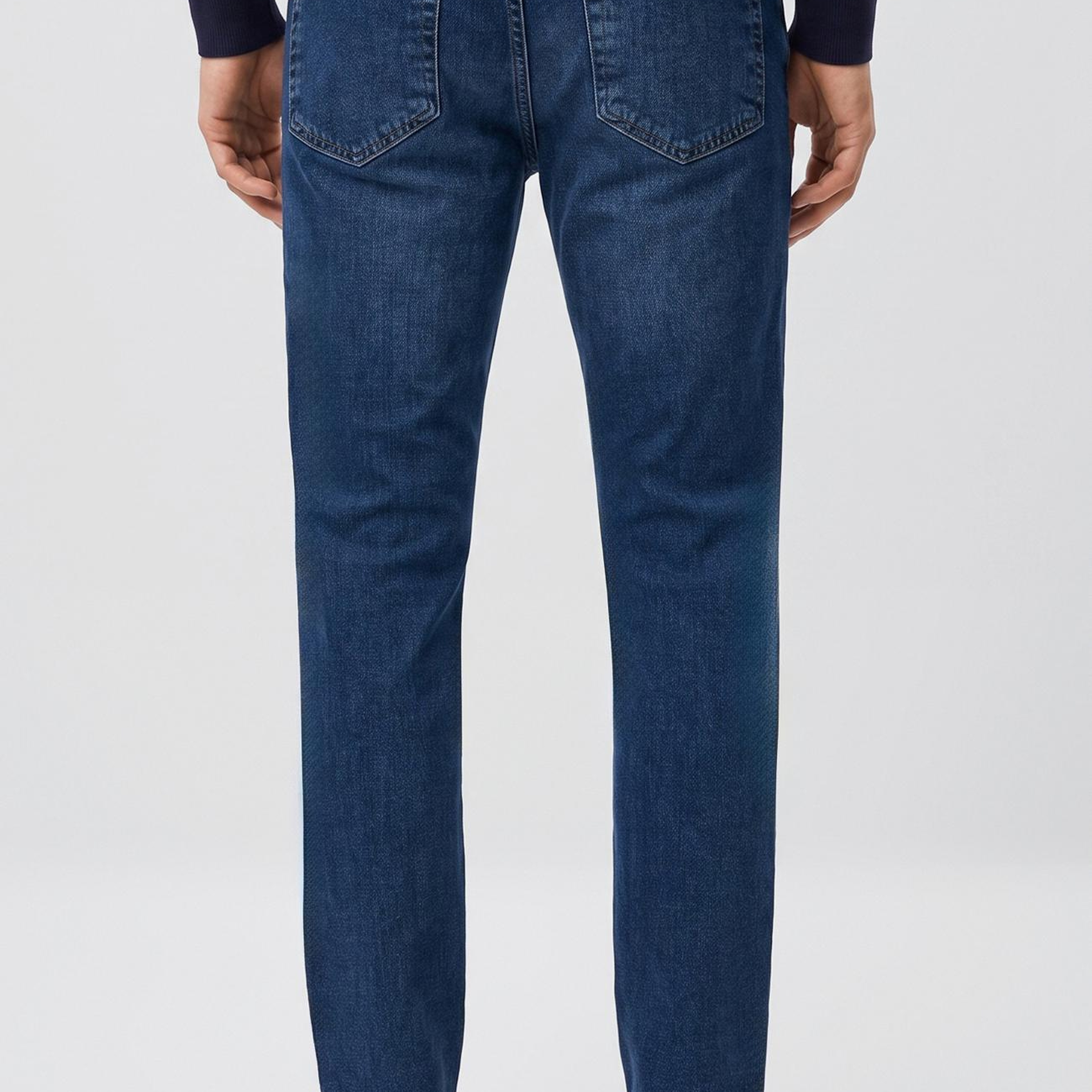 Network Erkek Koyu Lacivert Denim Pantolon