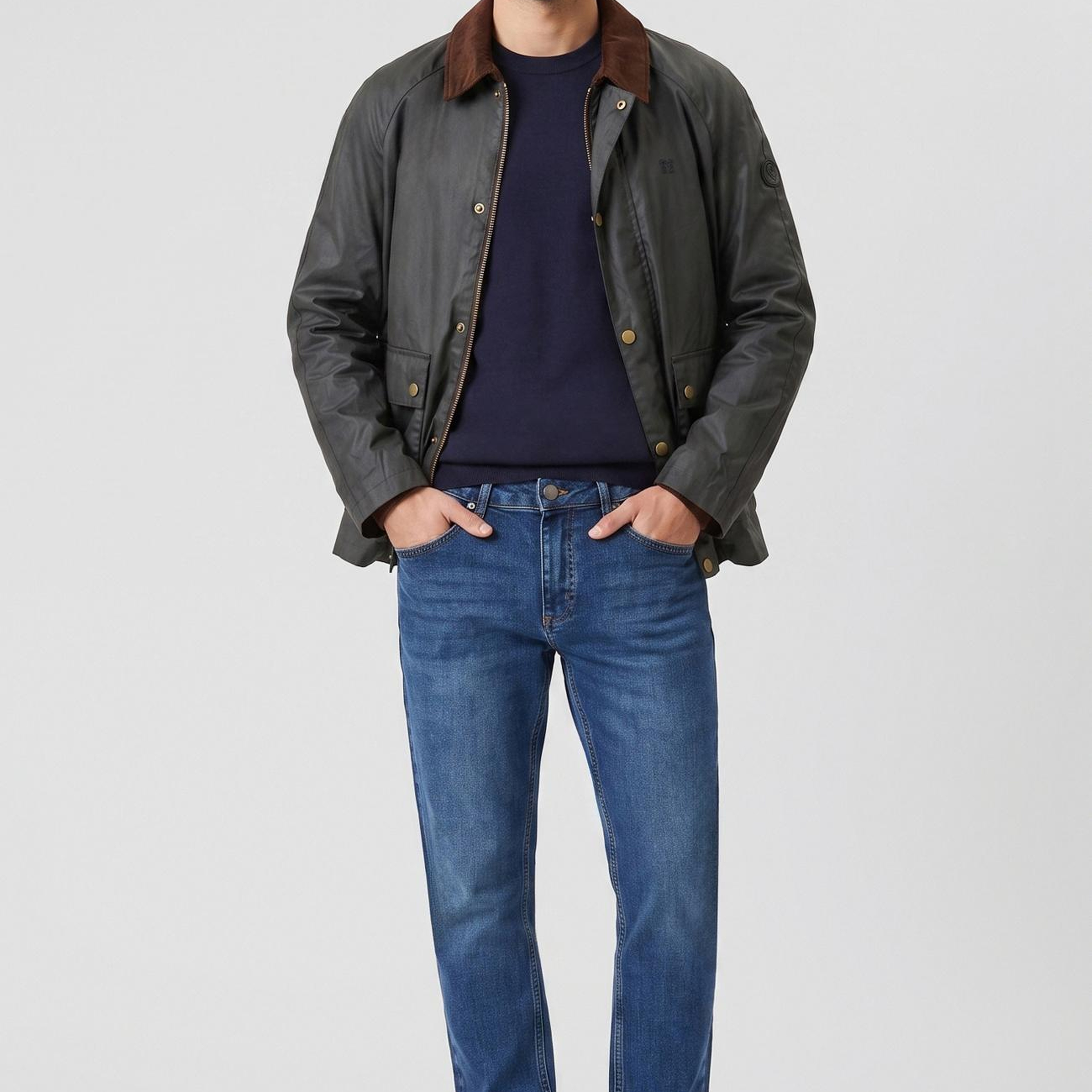 Network Erkek Koyu Lacivert Denim Pantolon