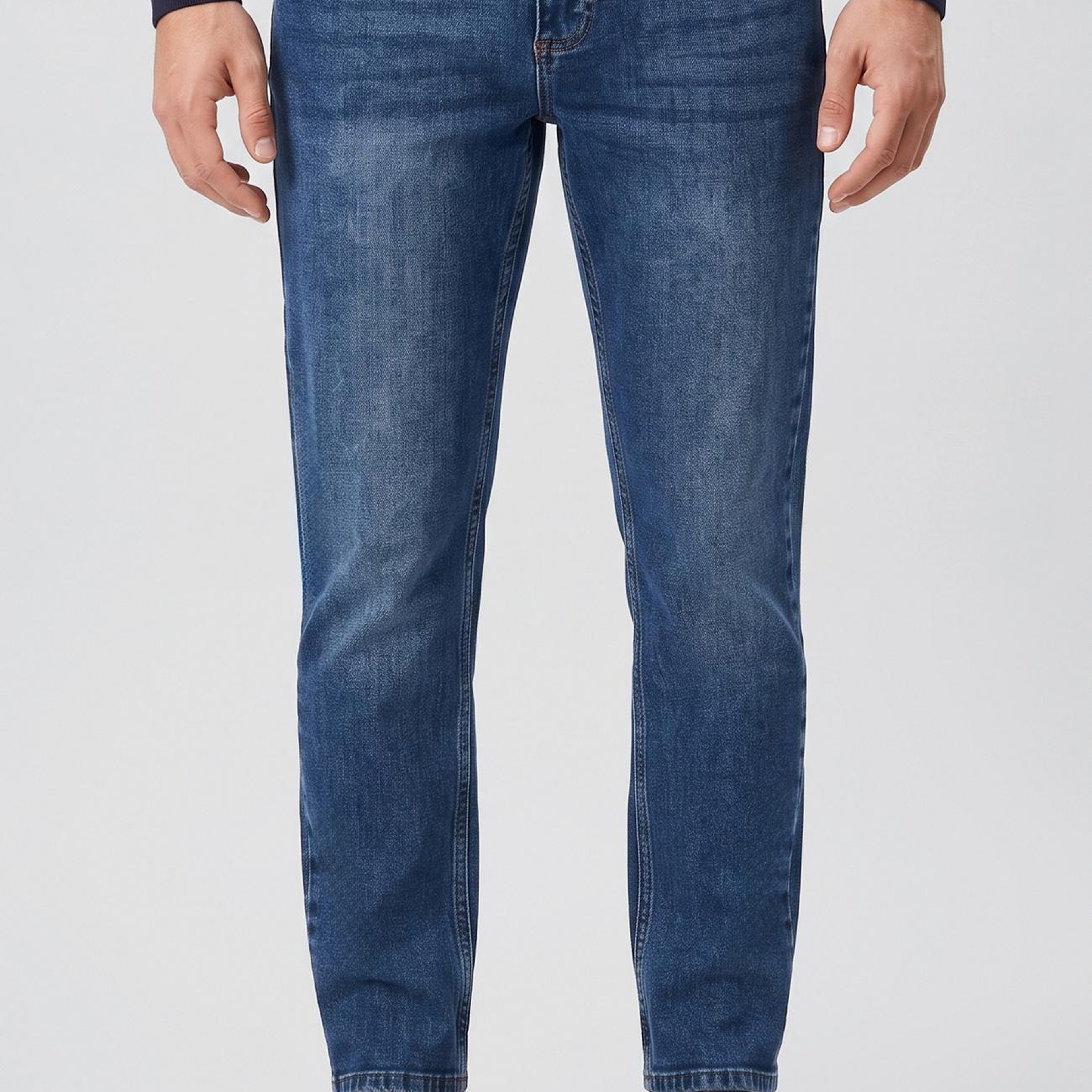 Network Erkek Koyu Lacivert Denim Pantolon