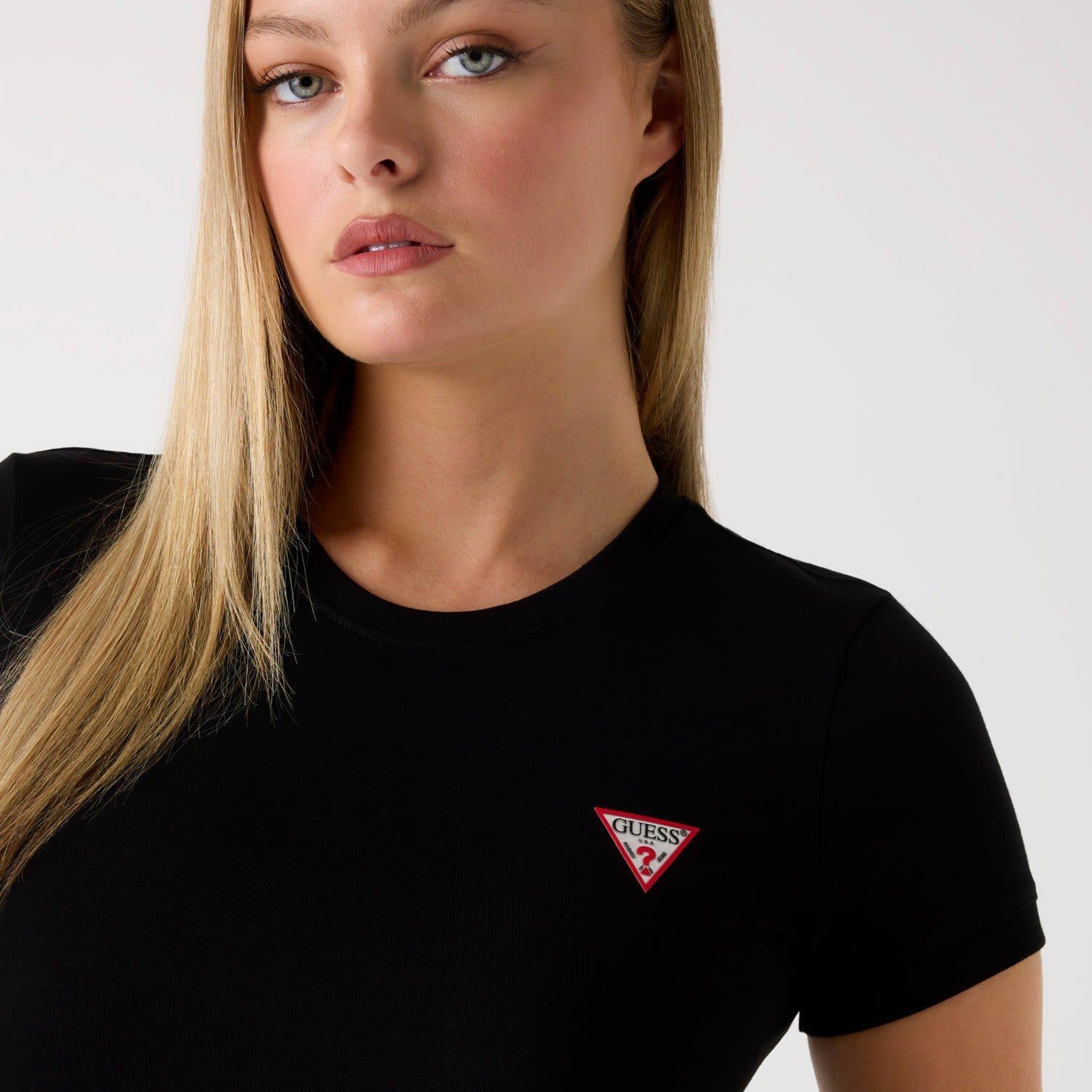 Mini Triangle Kadın Slim Fit T-Shirt