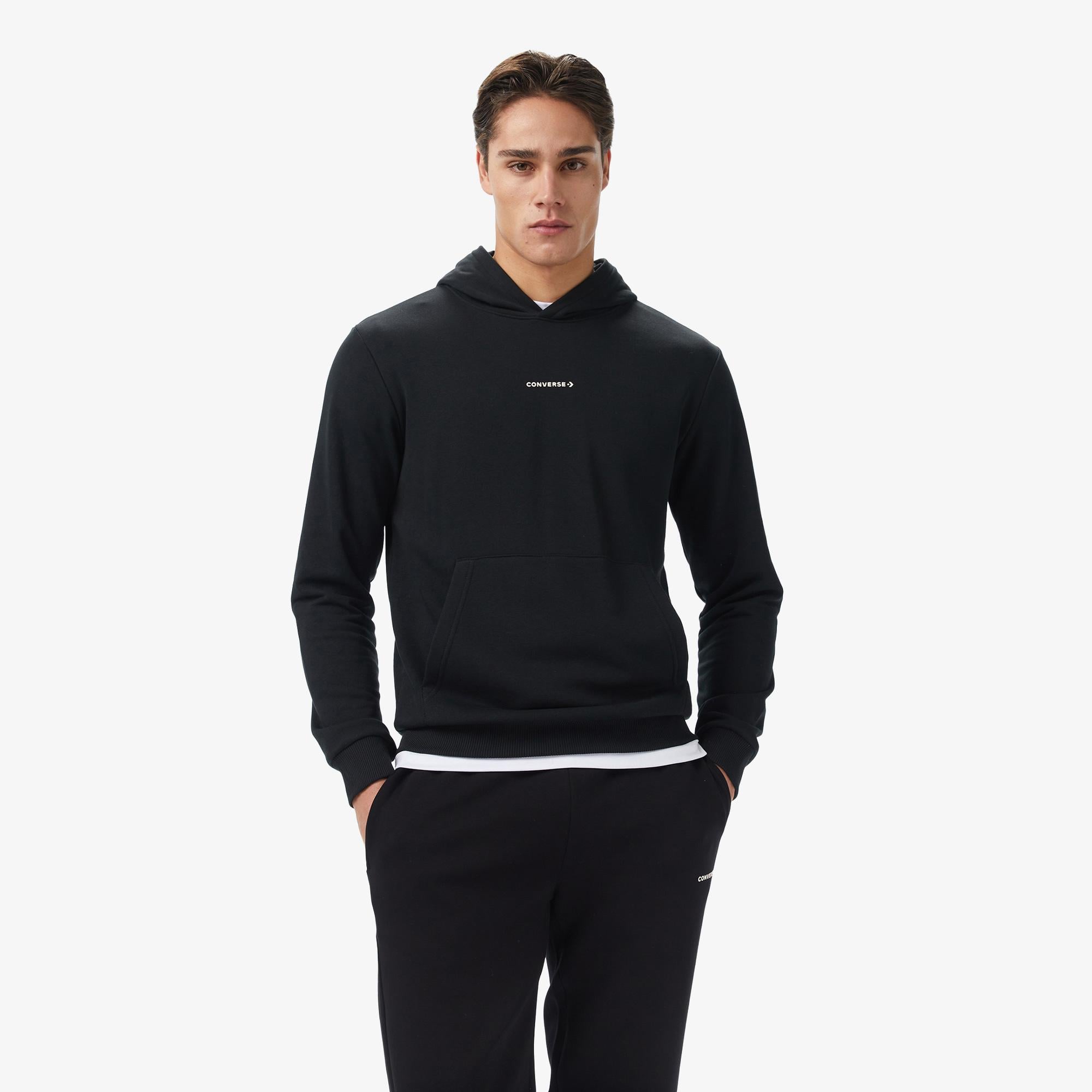 Converse Erkek Siyah Sweatshirt