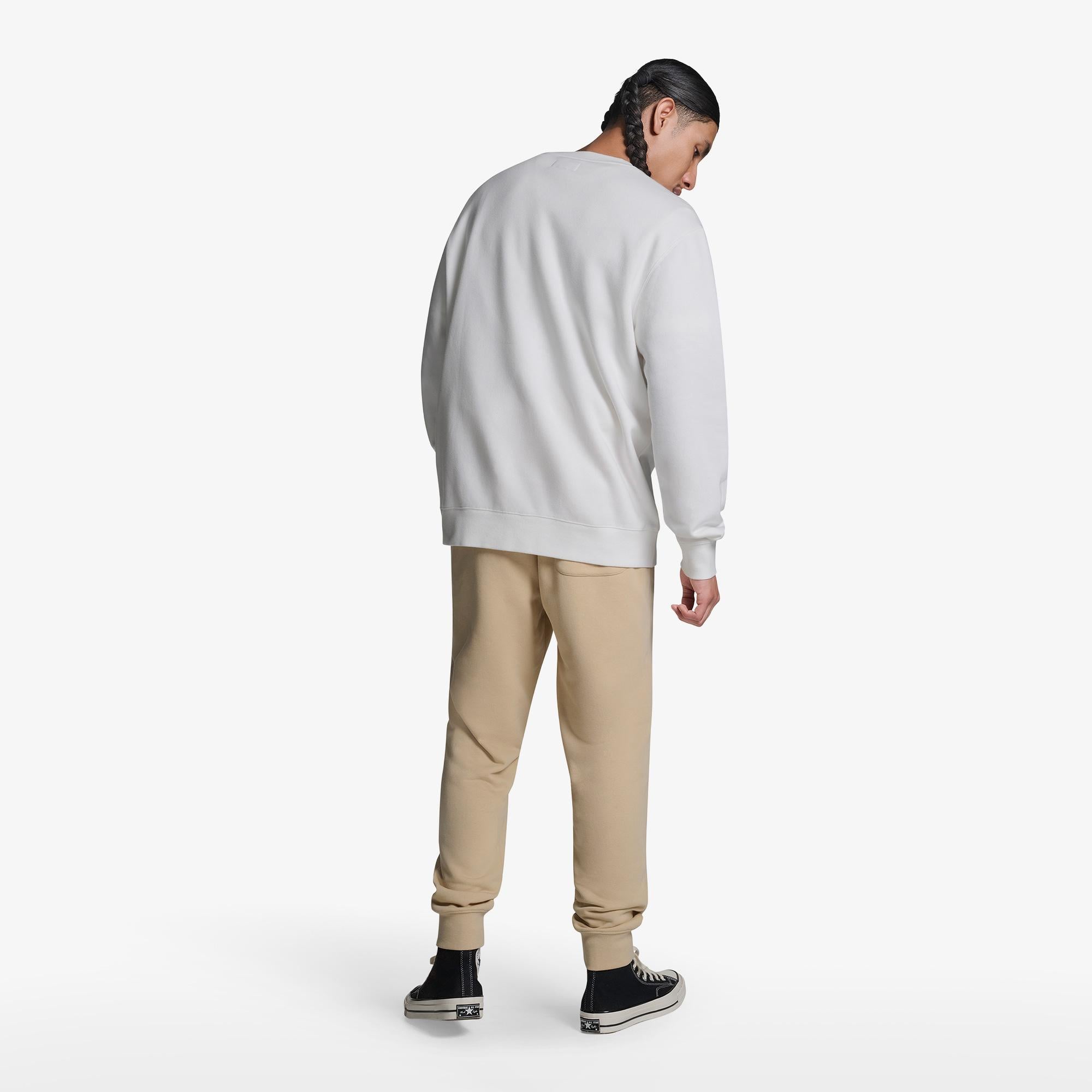 Converse Erkek Beyaz Sweatshirt