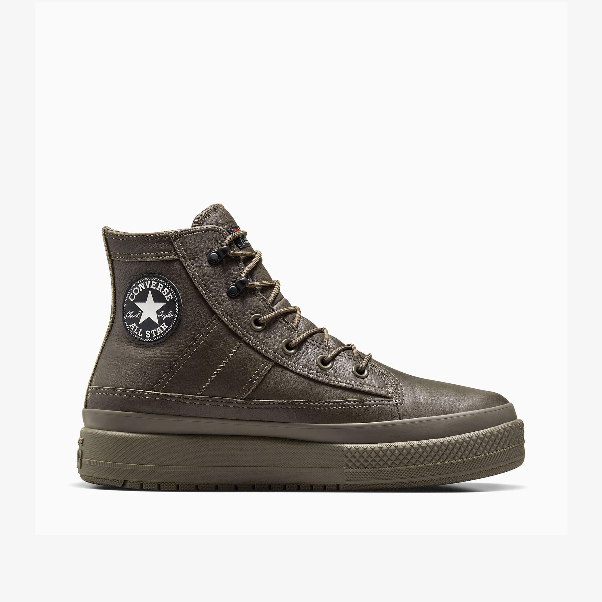 Converse Chuck Taylor All Star Equip Unisex Kahverengi Deri Su Geçirmez Bot