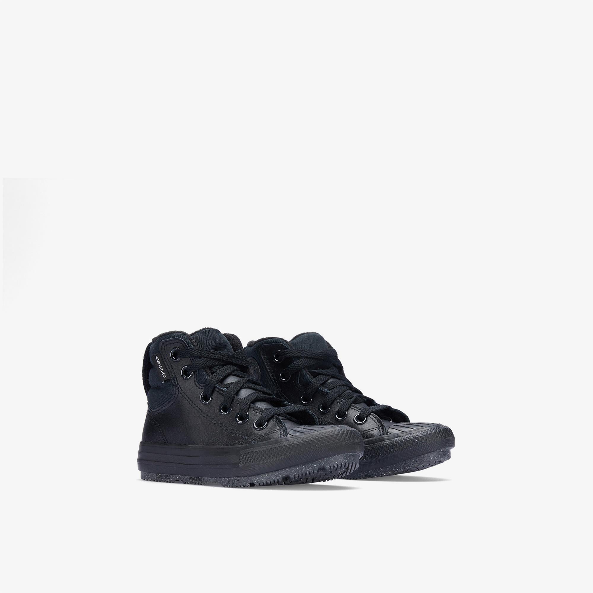 Converse Chuck Taylor All Star Berkshire Çocuk Siyah Deri Bot