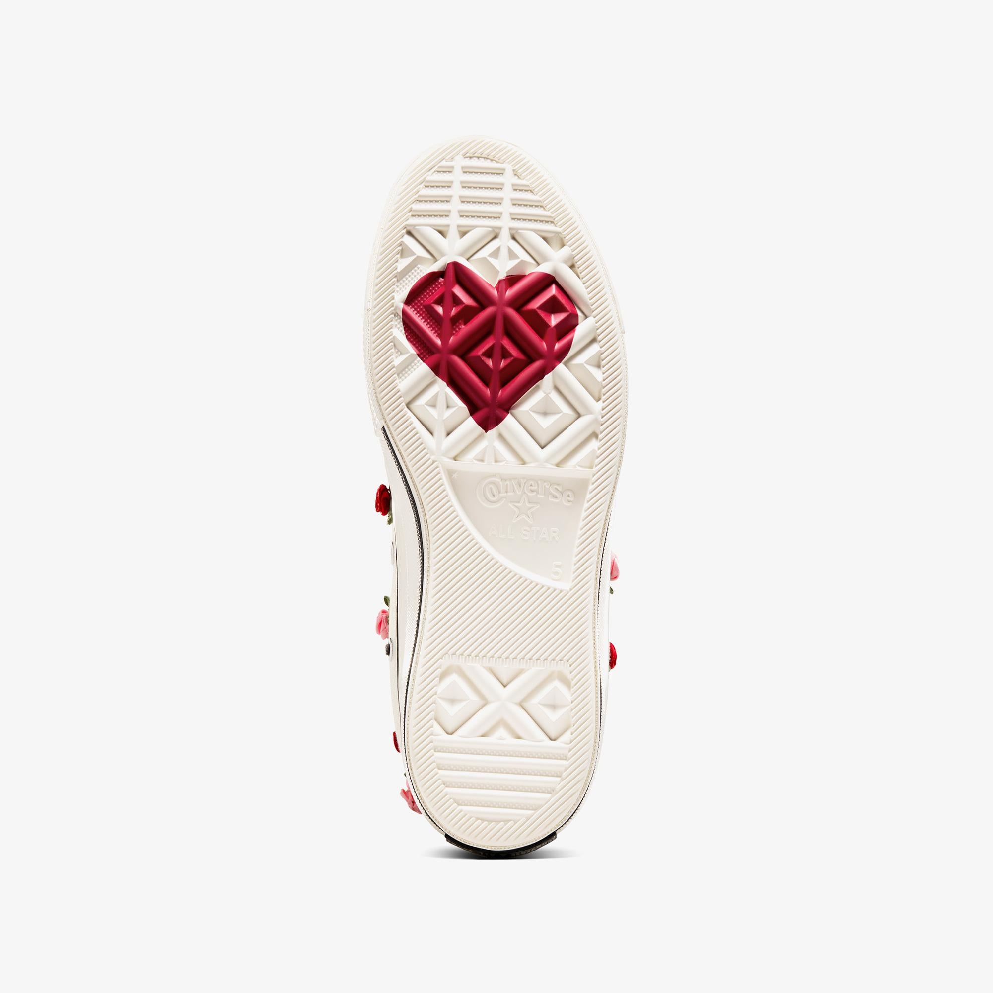Converse Chuck 70 Roses Unisex Krem Sneaker