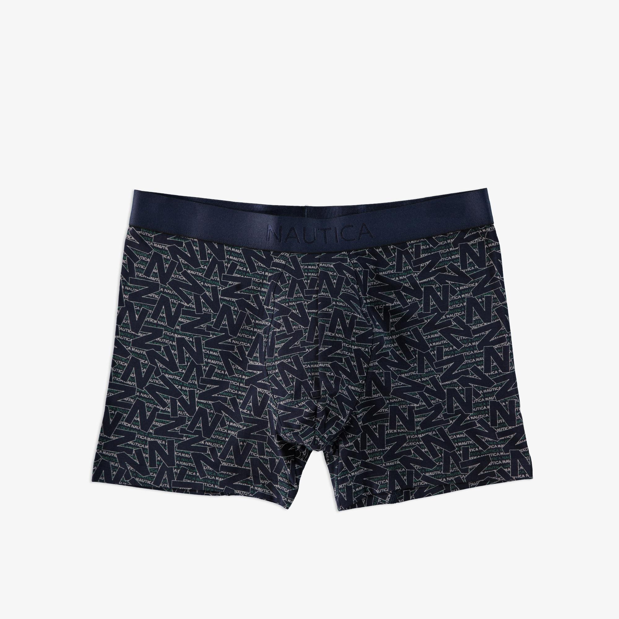 Nautica Erkek Lacivert 3lü Modal Karışımlı Boxer