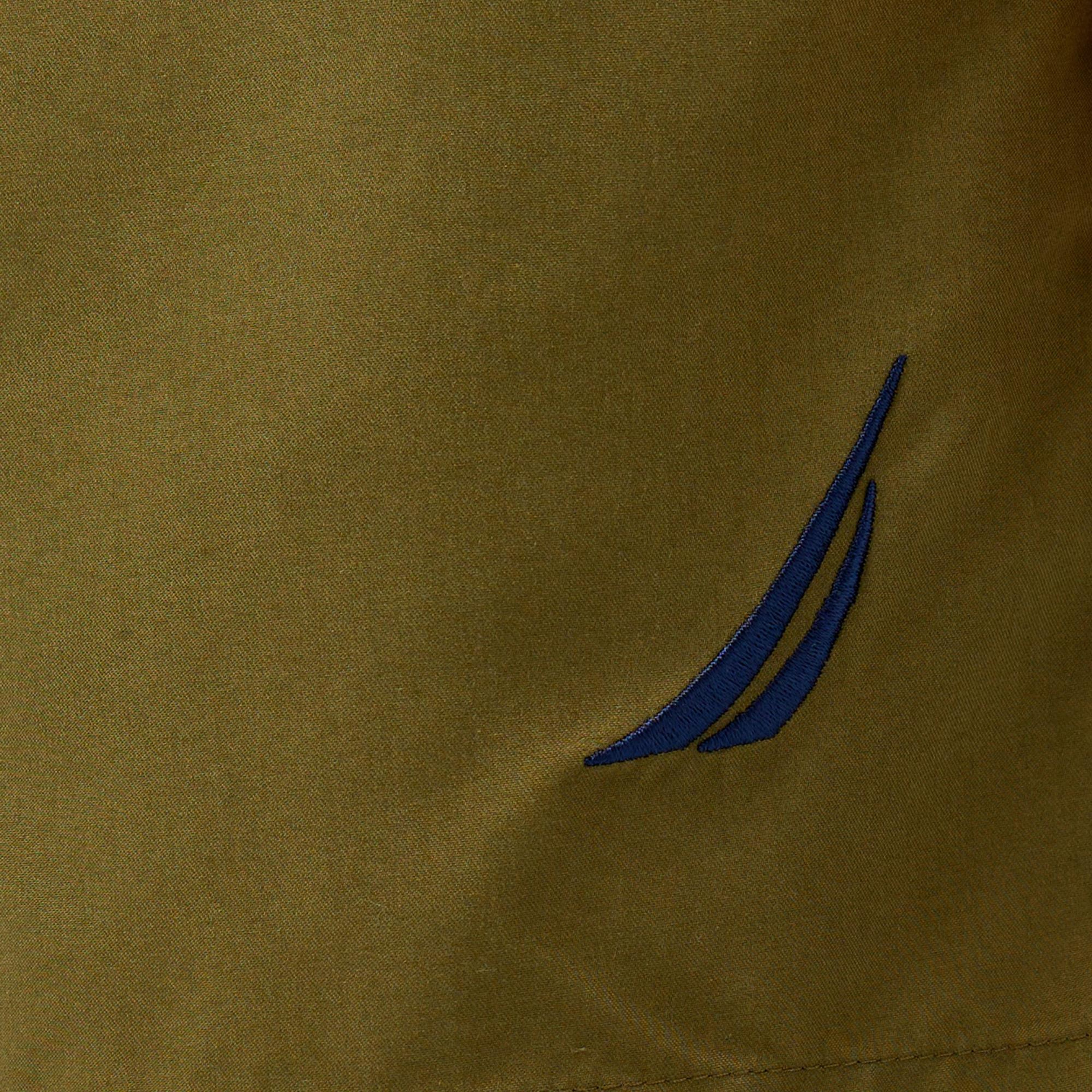 Nautica Erkek Yeşil Regular Fit Deniz Şortu