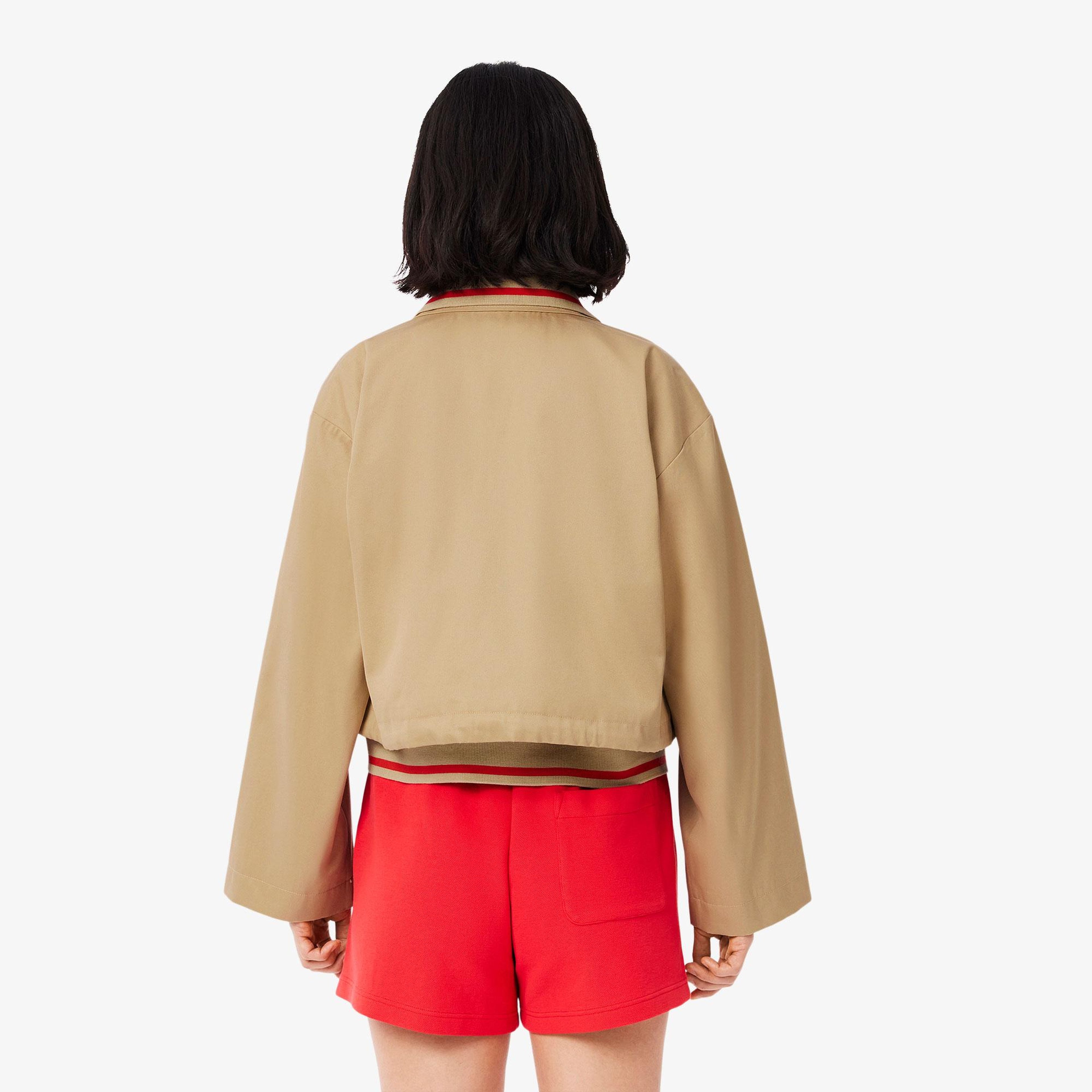 Kadın Oversized Fit Bej Ceket
