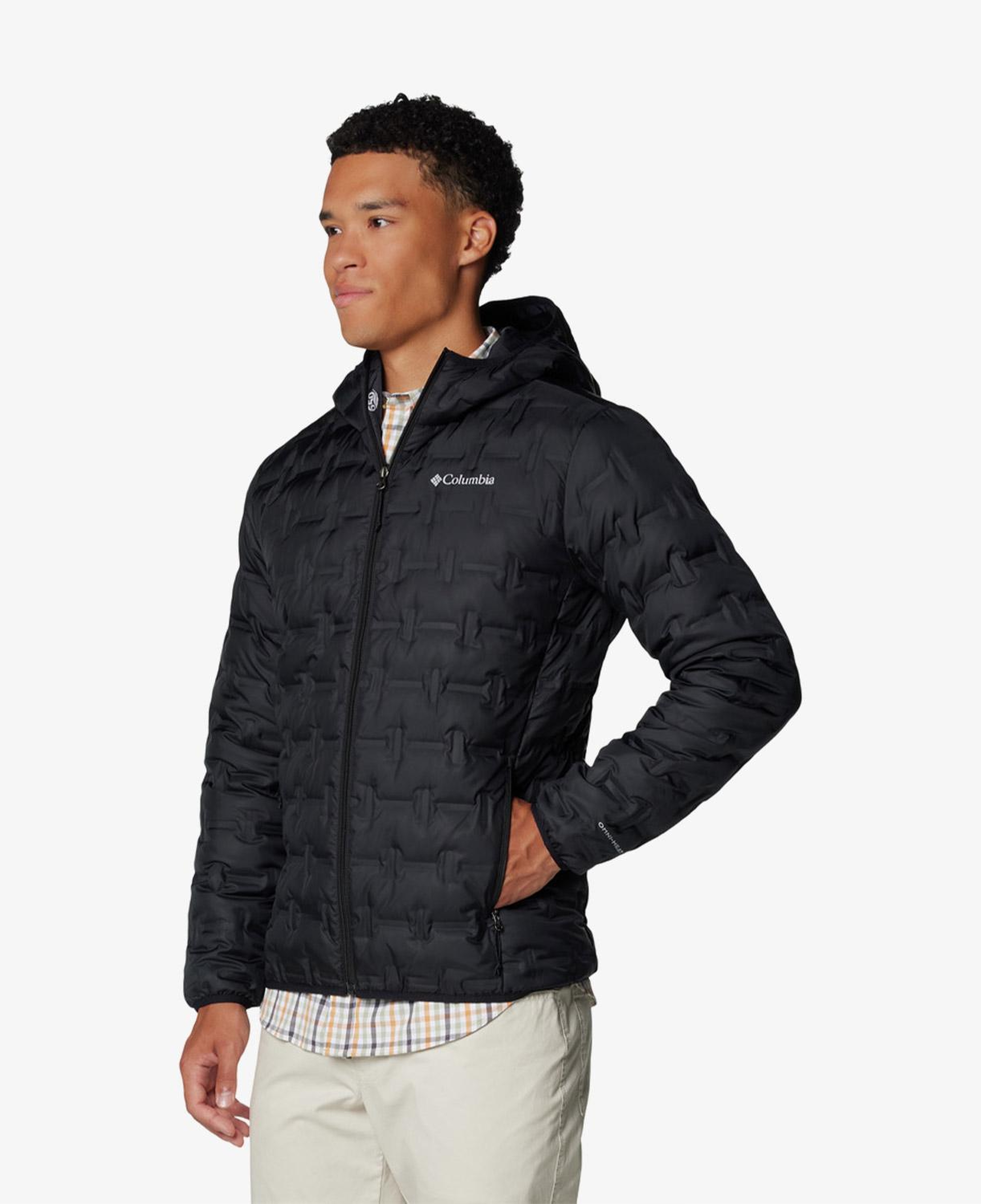 Columbia Delta Ridge Down II Erkek Siyah Outdoor Mont