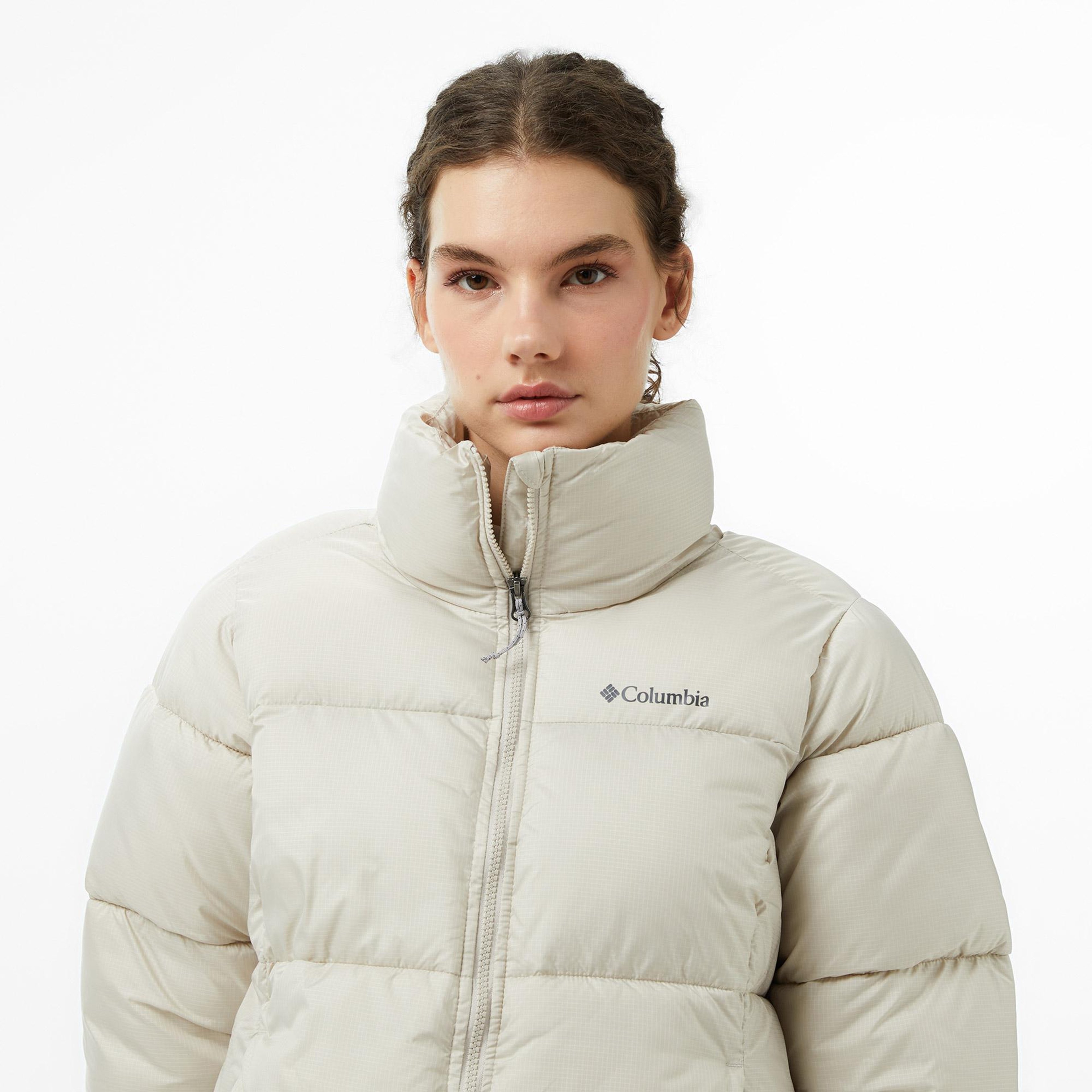 Columbia Puffect II Full Zip Kadın Bej Outdoor Mont