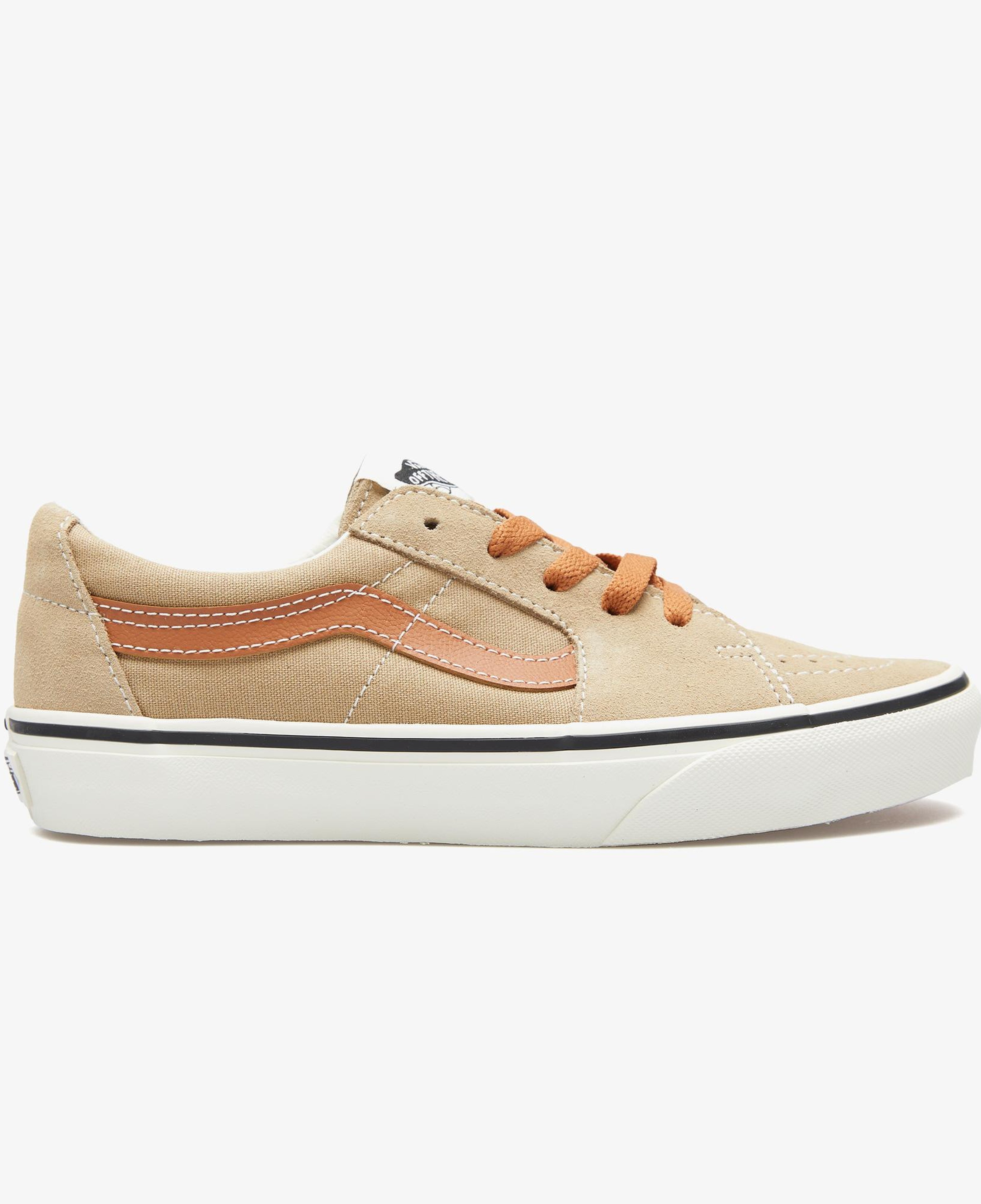 Vans Sk8-Low Unisex Krem Sneaker