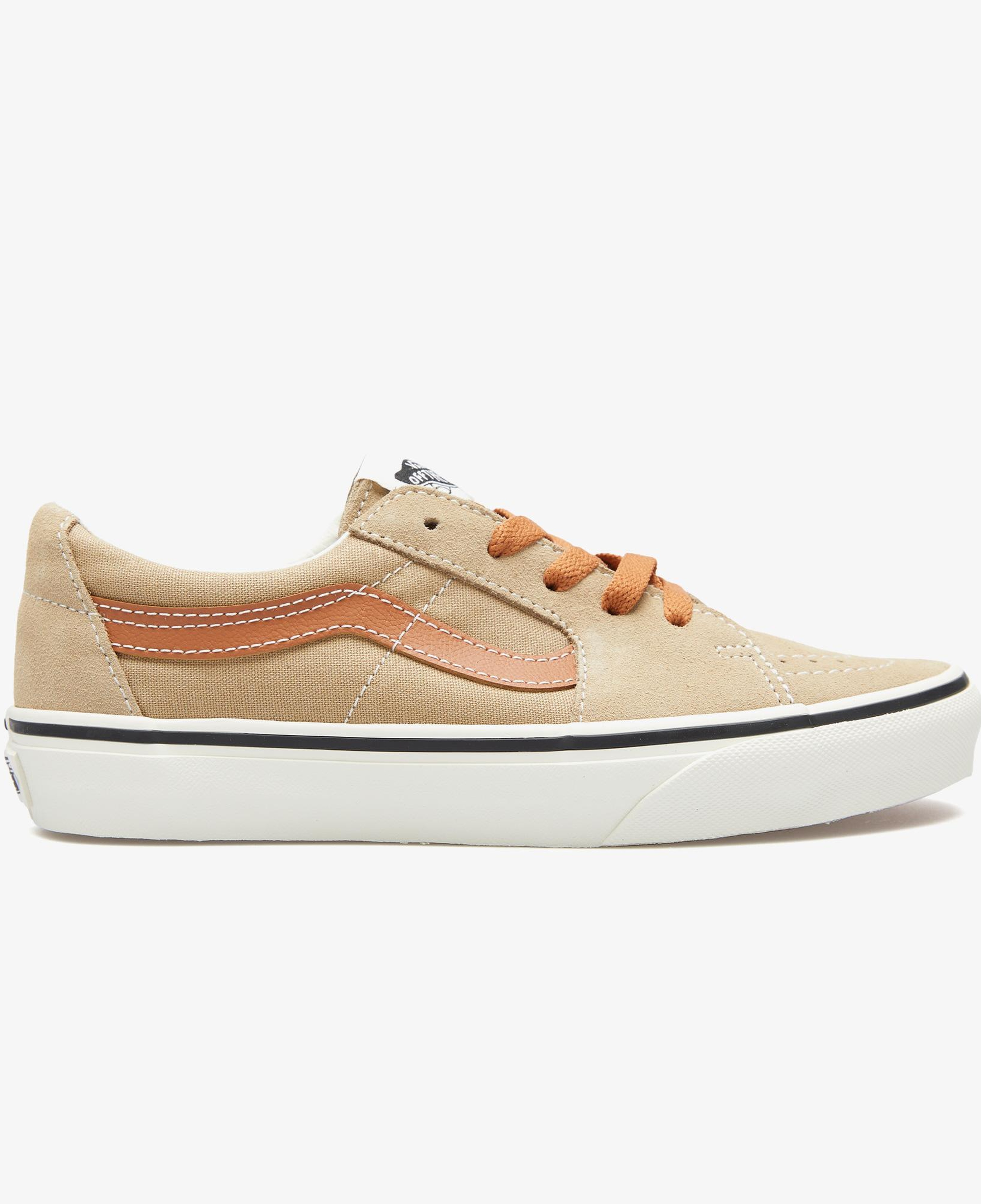 Vans Sk8-Low Unisex Krem Sneaker