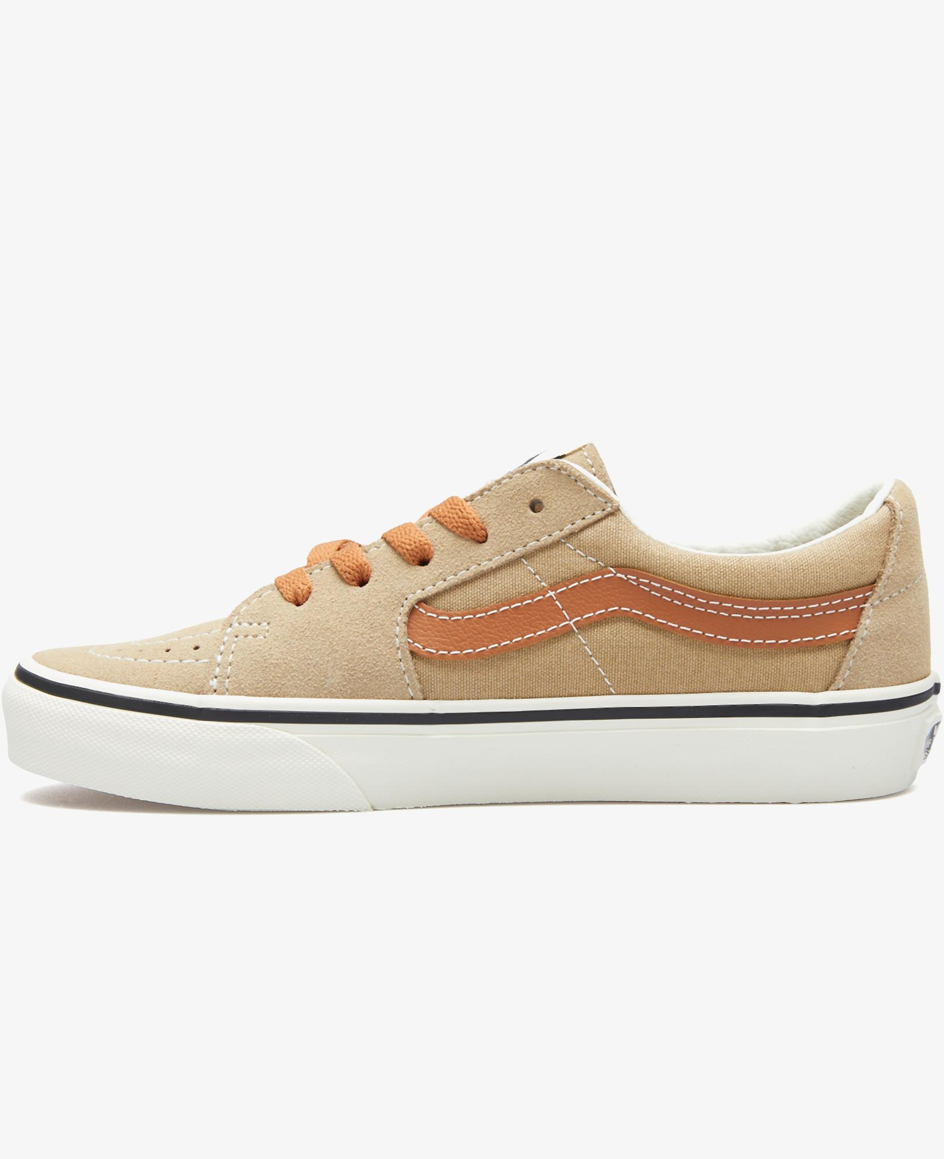 Vans Sk8-Low Unisex Krem Sneaker