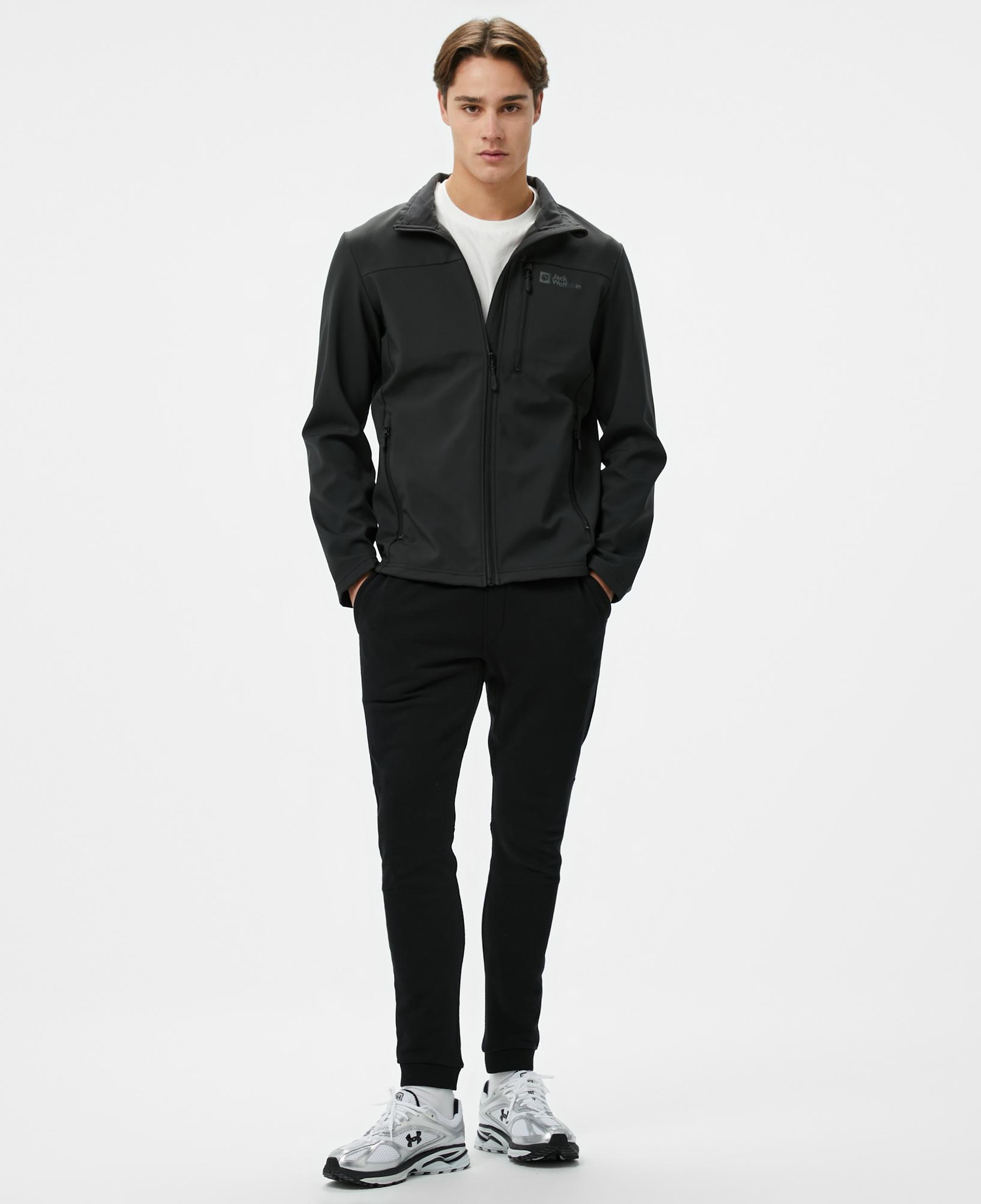 Jack Wolfskin Whirlwind Erkek Siyah Outdoor Ceket