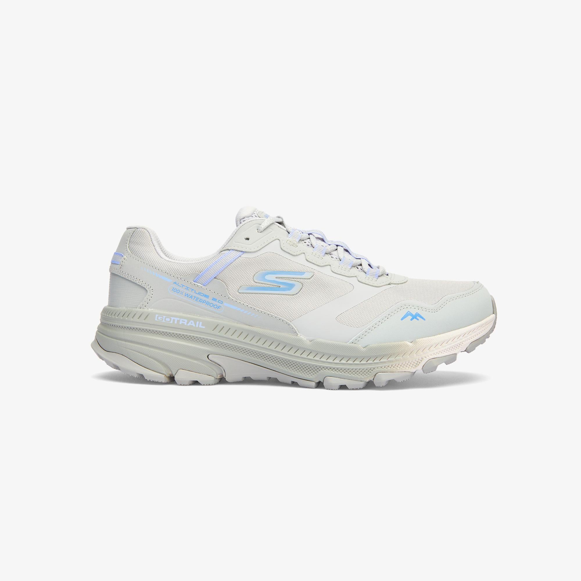 Skechers Go Run Trail Altitude 2.0 Pine Redge Kadın Gri Koşu Ayakkabısı